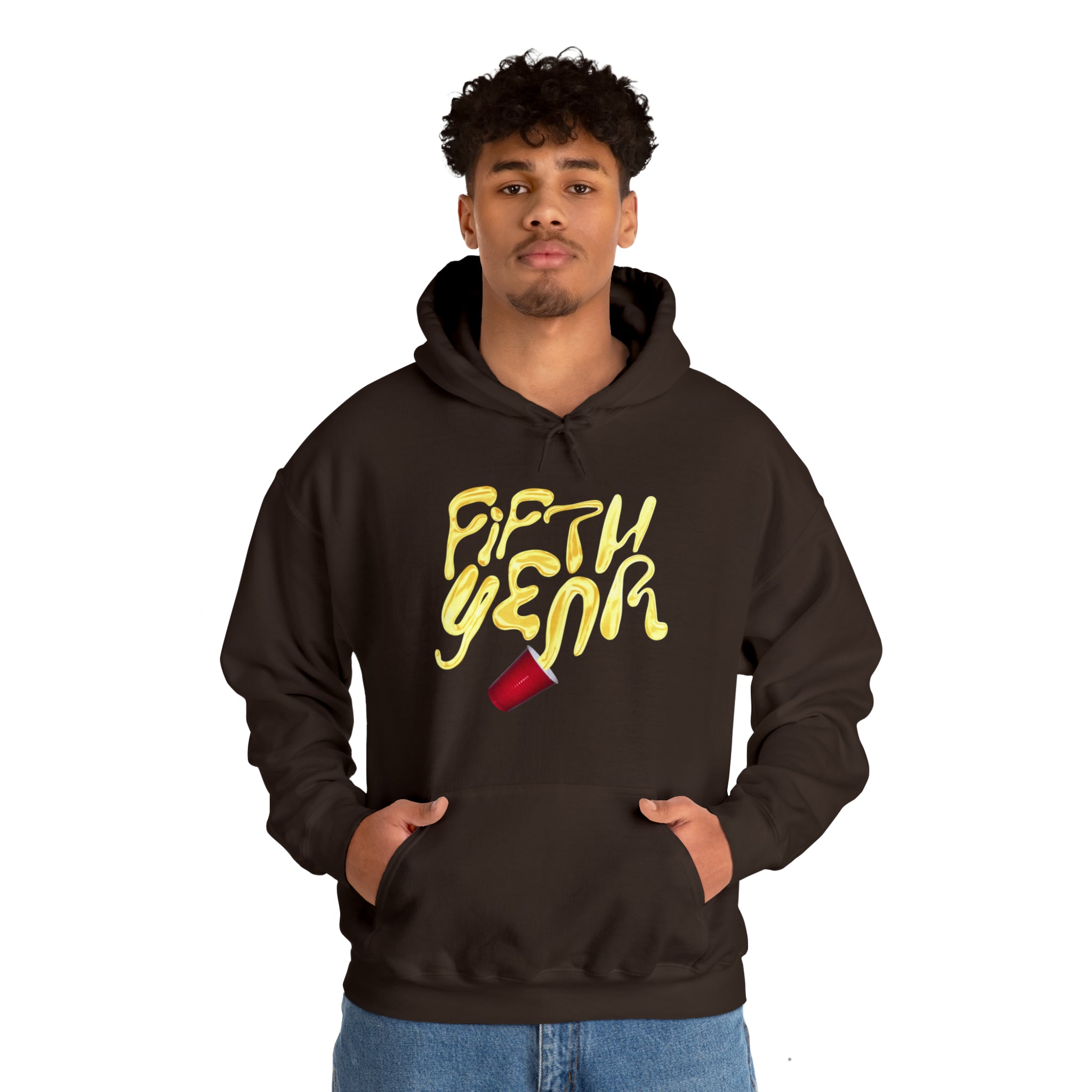 Fifth Year Beer Spill - Unisex Heavy Blend™ Hooded Sweatshirt