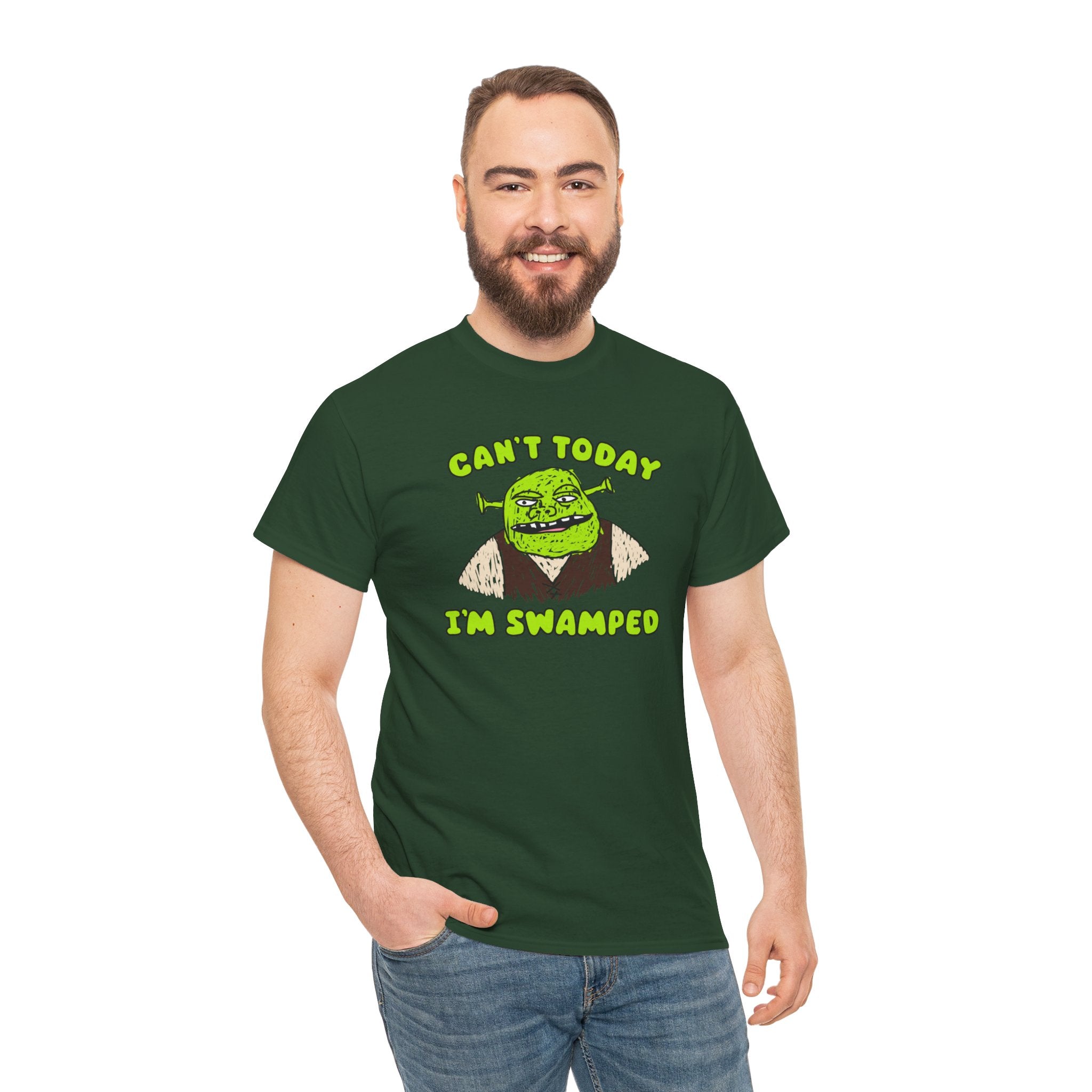 Can't Today I'm Swamped Shrek Shirt