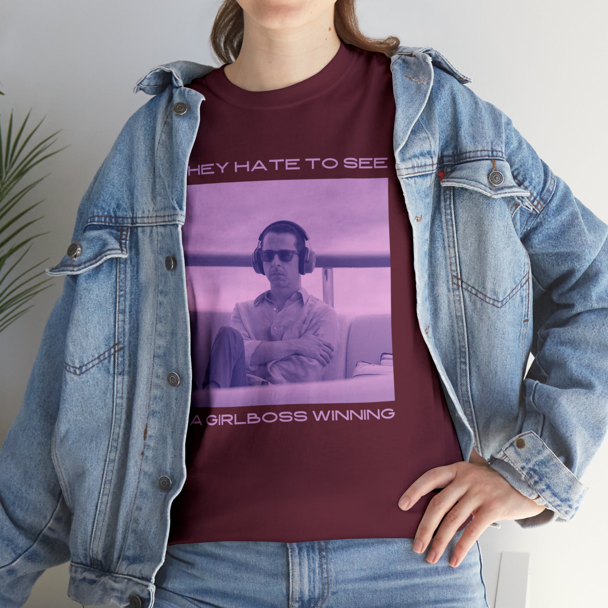 Kendall Roy They hate to see a girlboss winning - Unisex Heavy Cotton Tee