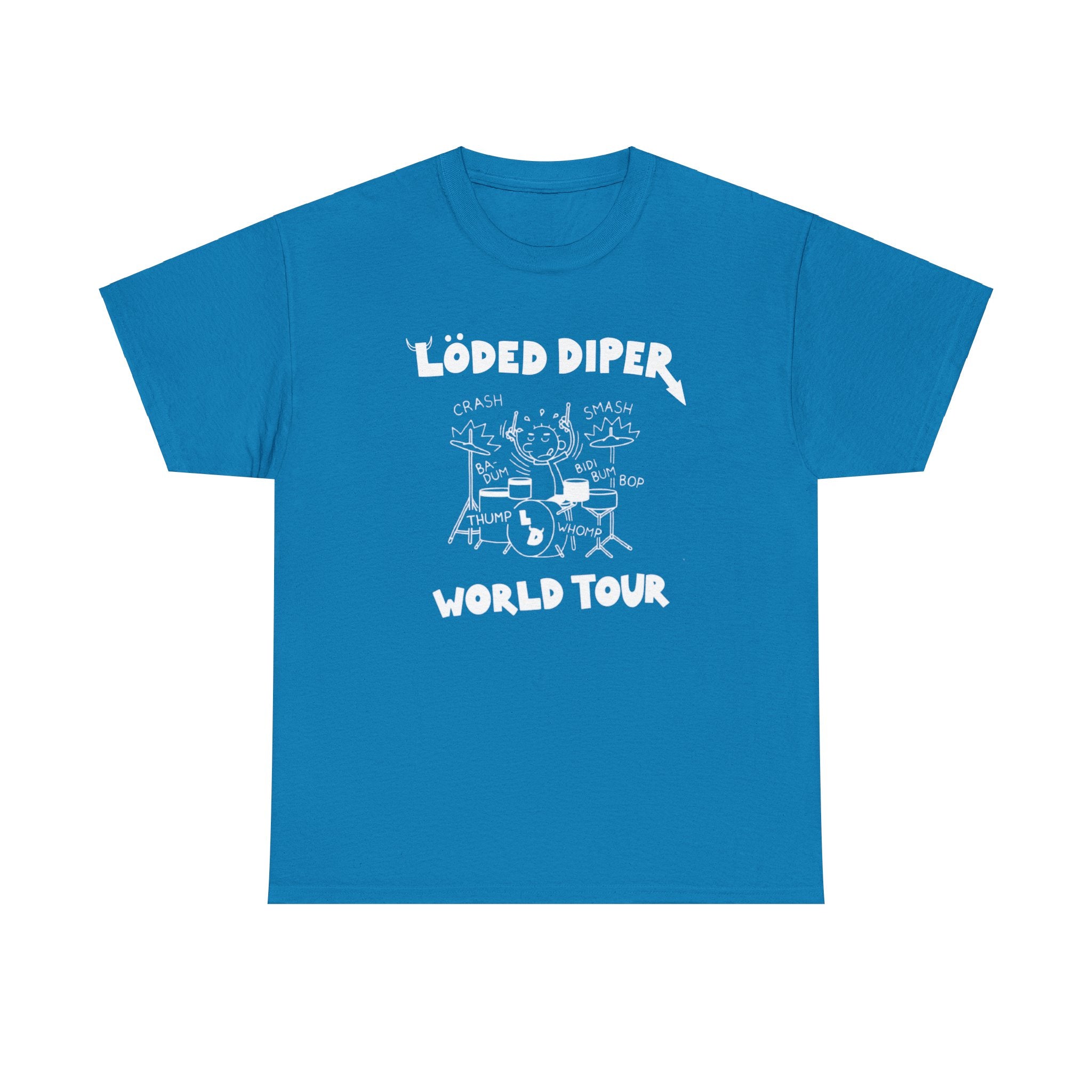 Loded Diper World Tour Shirt (Diary of a Wimpy Kid Rodrick Rules) - Unisex Heavy Cotton Tee