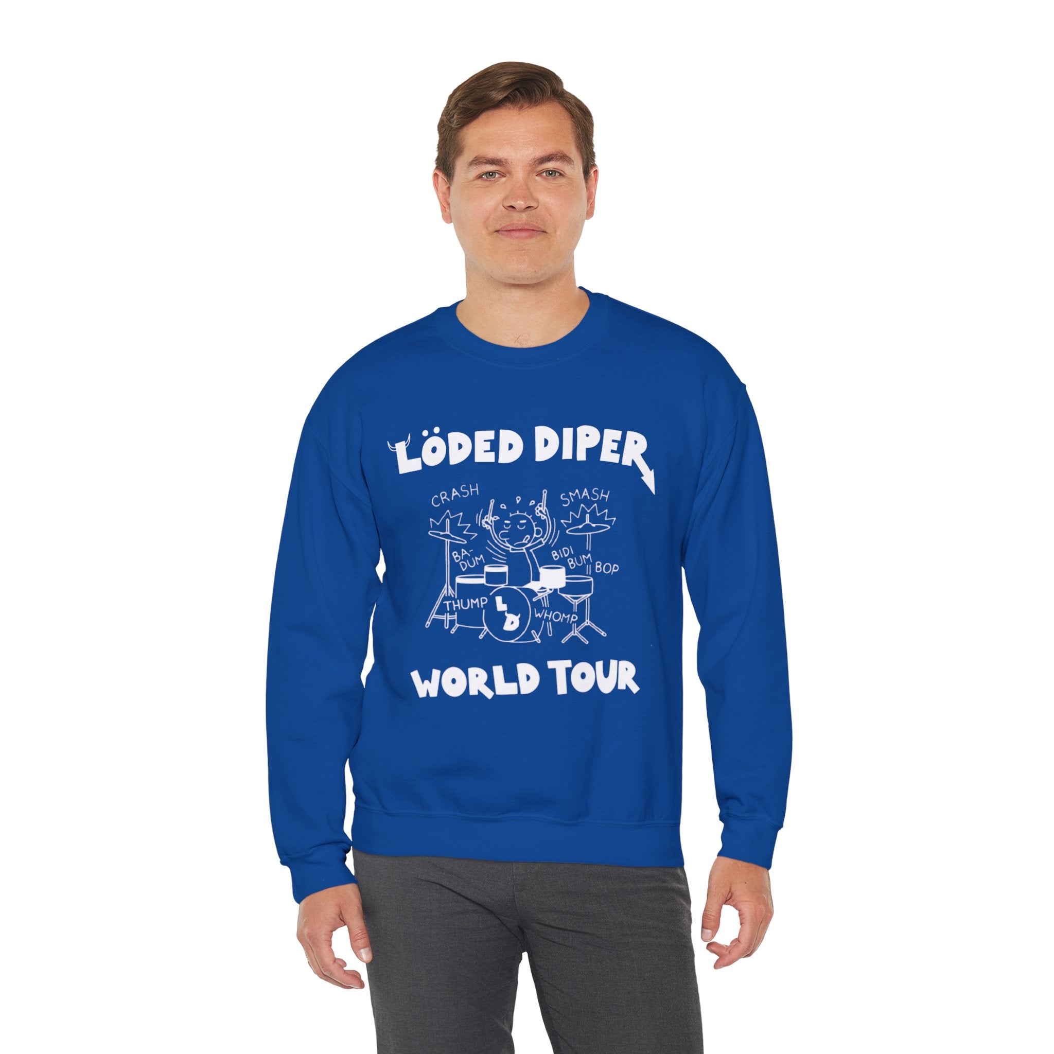 Loded Diper Unisex Heavy Blend™ Crewneck Sweatshirt