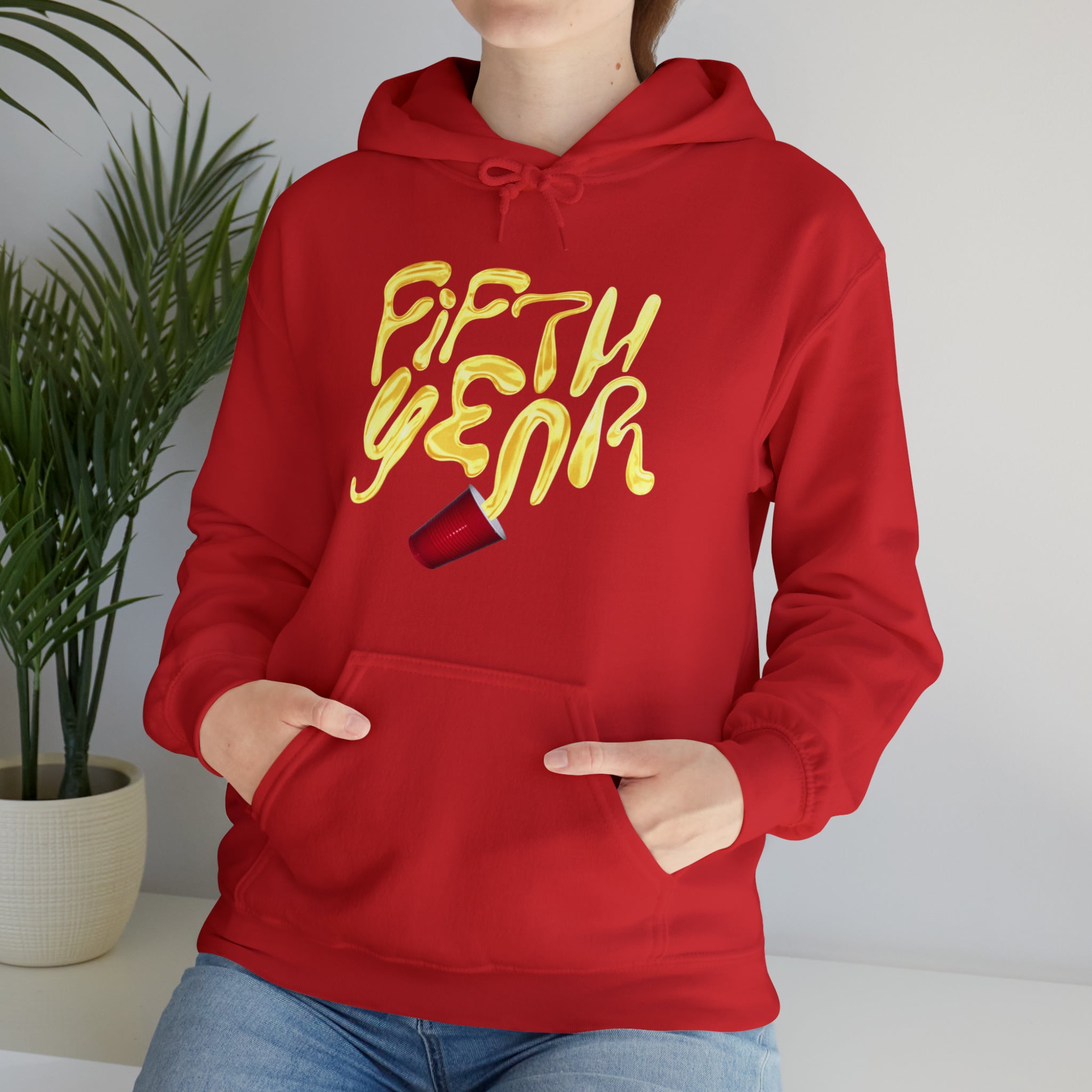 Fifth Year Beer Spill - Unisex Heavy Blend™ Hooded Sweatshirt