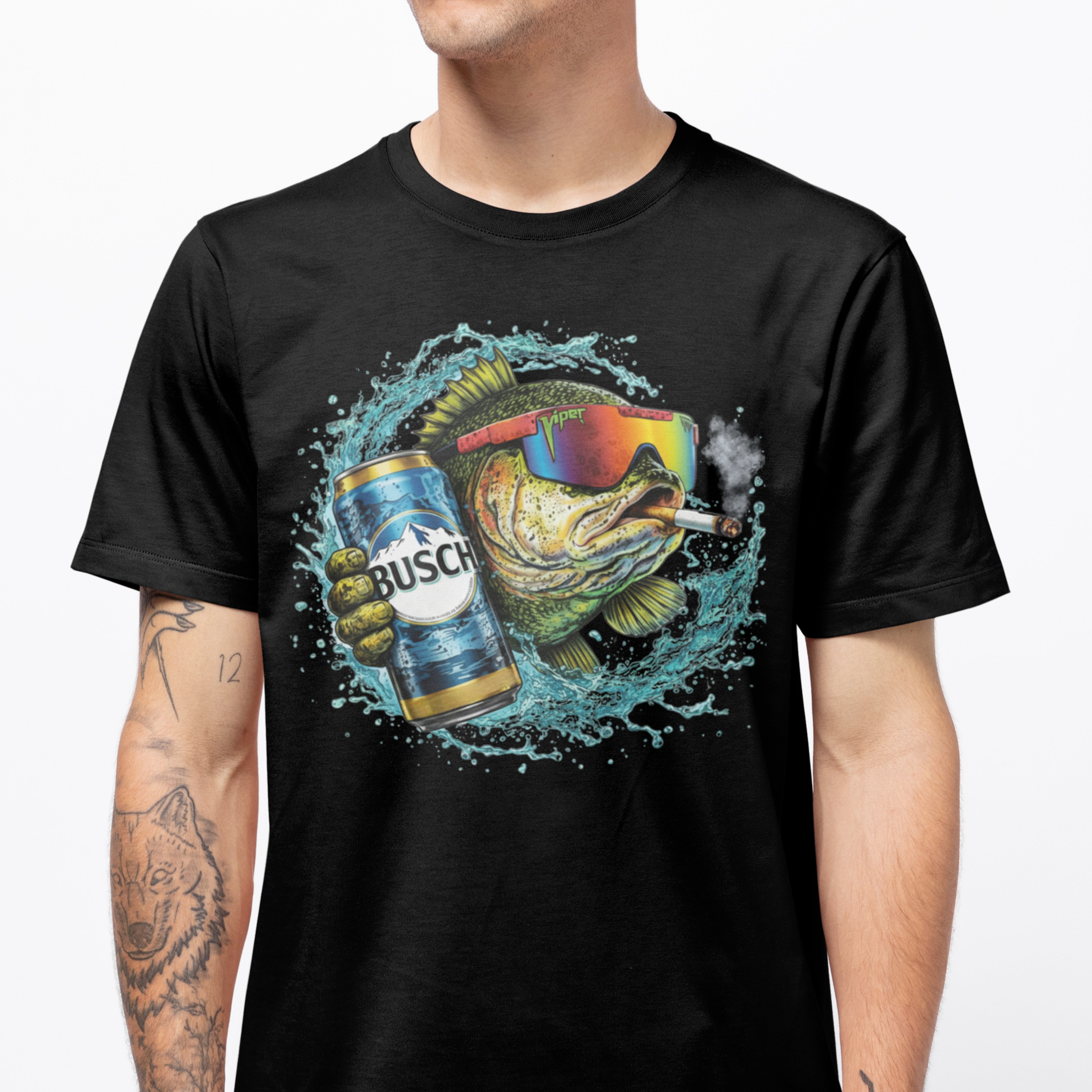 HELL YEAH BEER FISH TEE