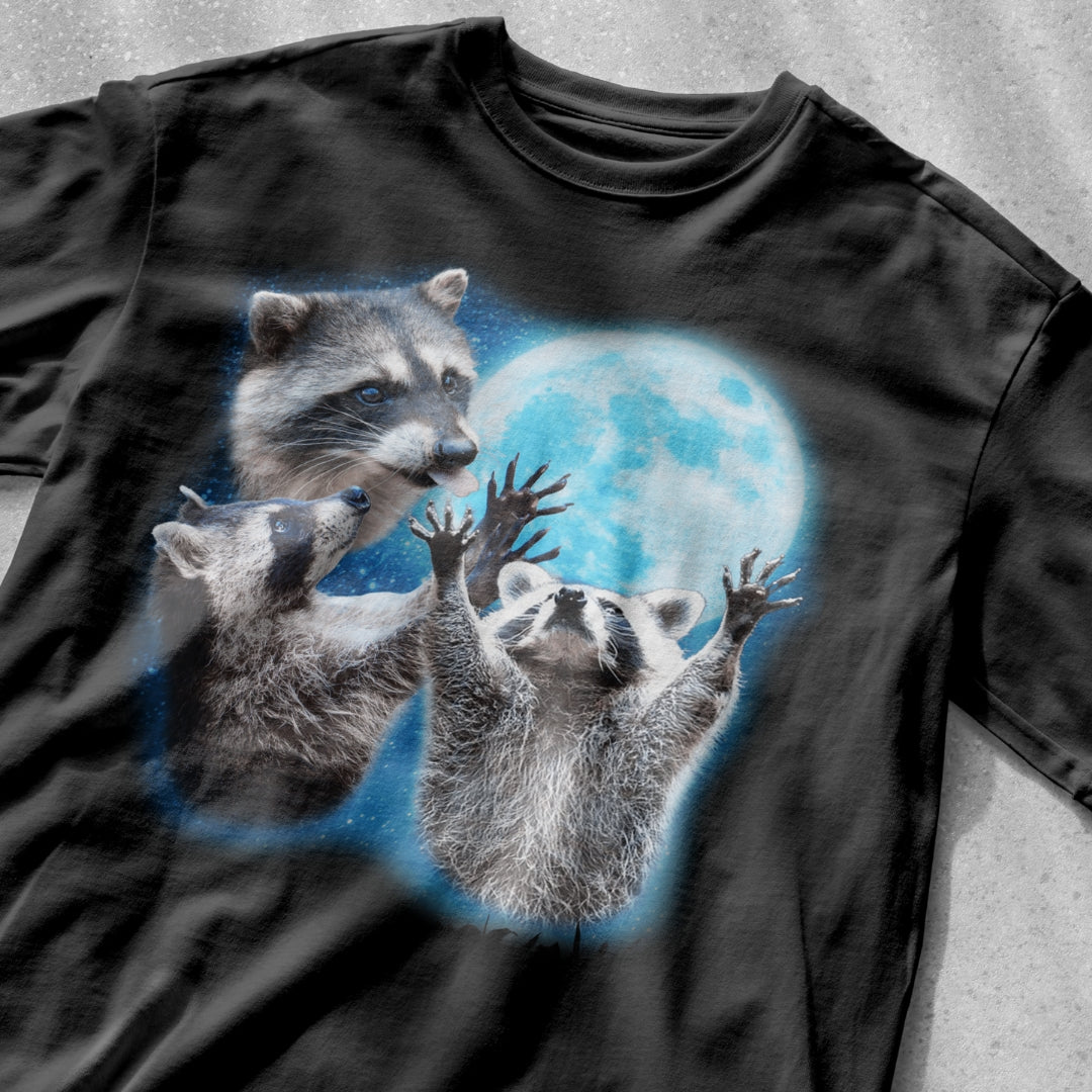 Raccoon Full-Moon Shirt