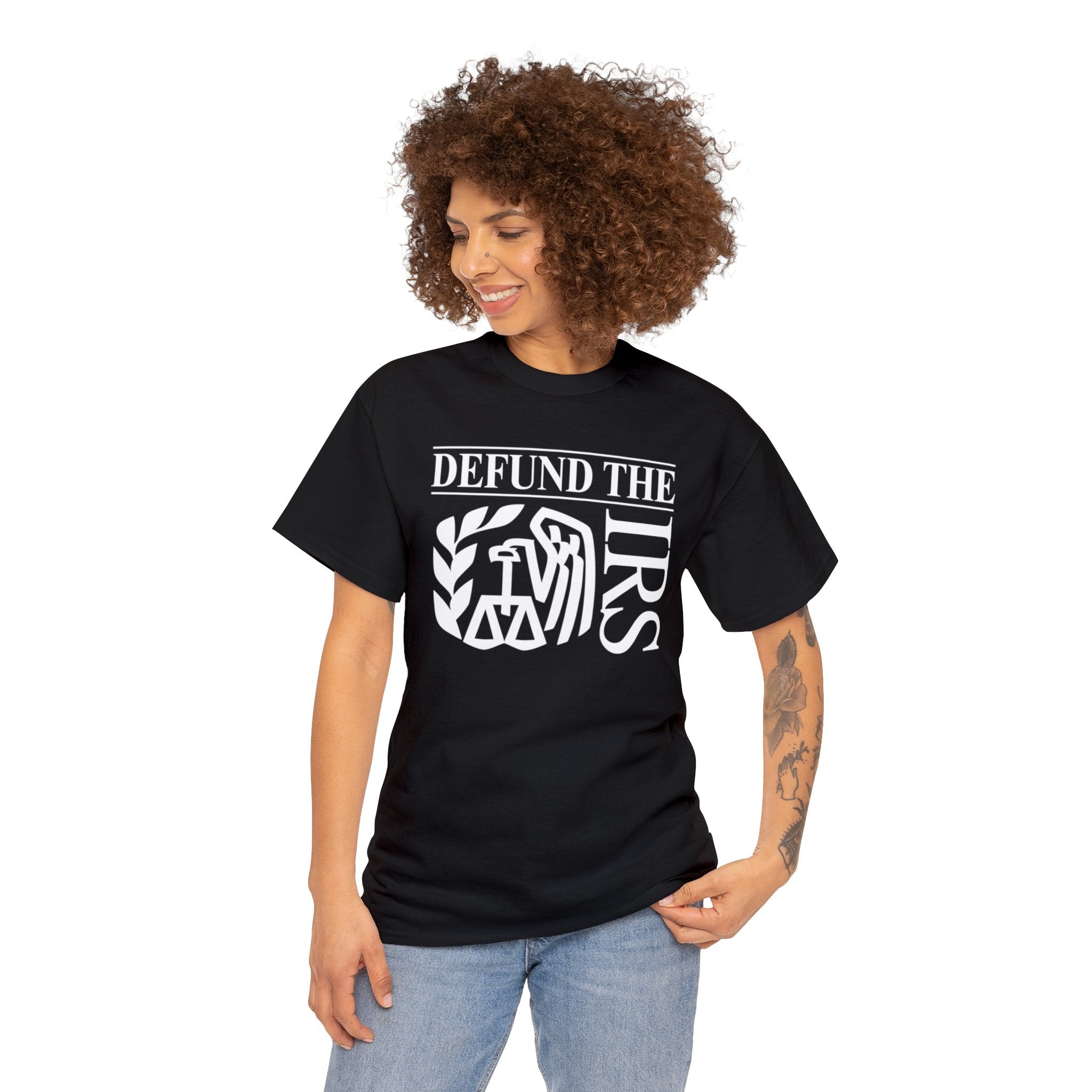 Defund the IRS - Unisex Heavy Cotton Tee