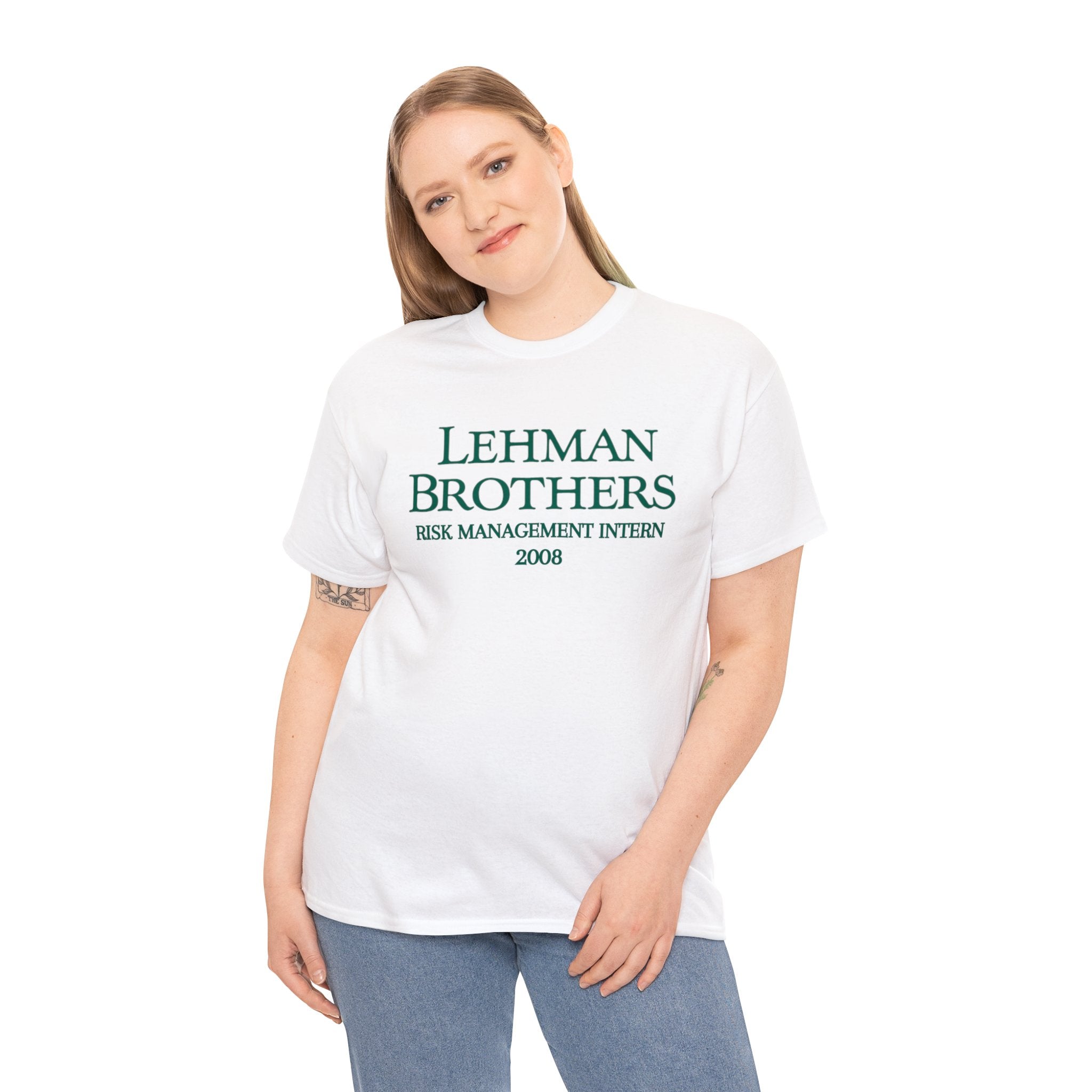 Lehman Brothers Risk Management Intern 2008 - Unisex Heavy Cotton Tee