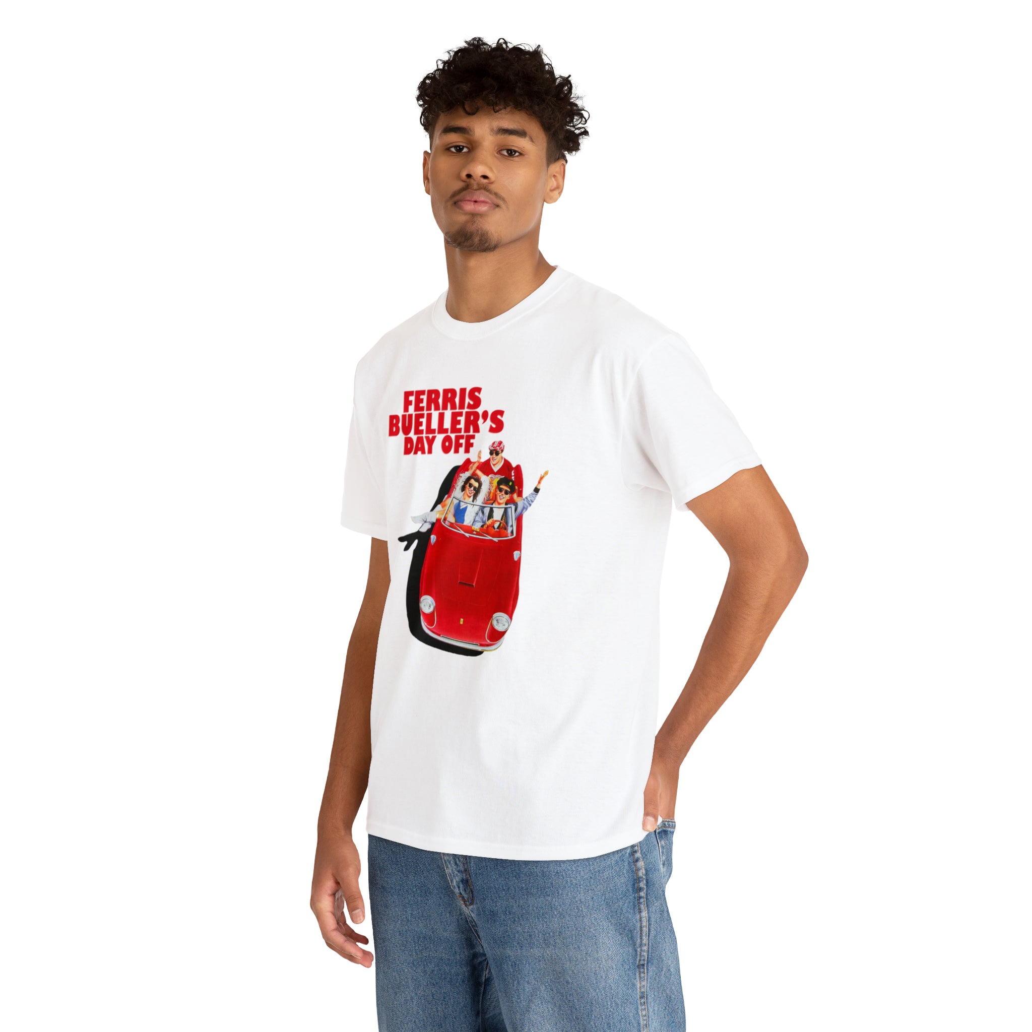 FERRIS BUELLER'S DAY OFF (no back) - Unisex Heavy Cotton Tee