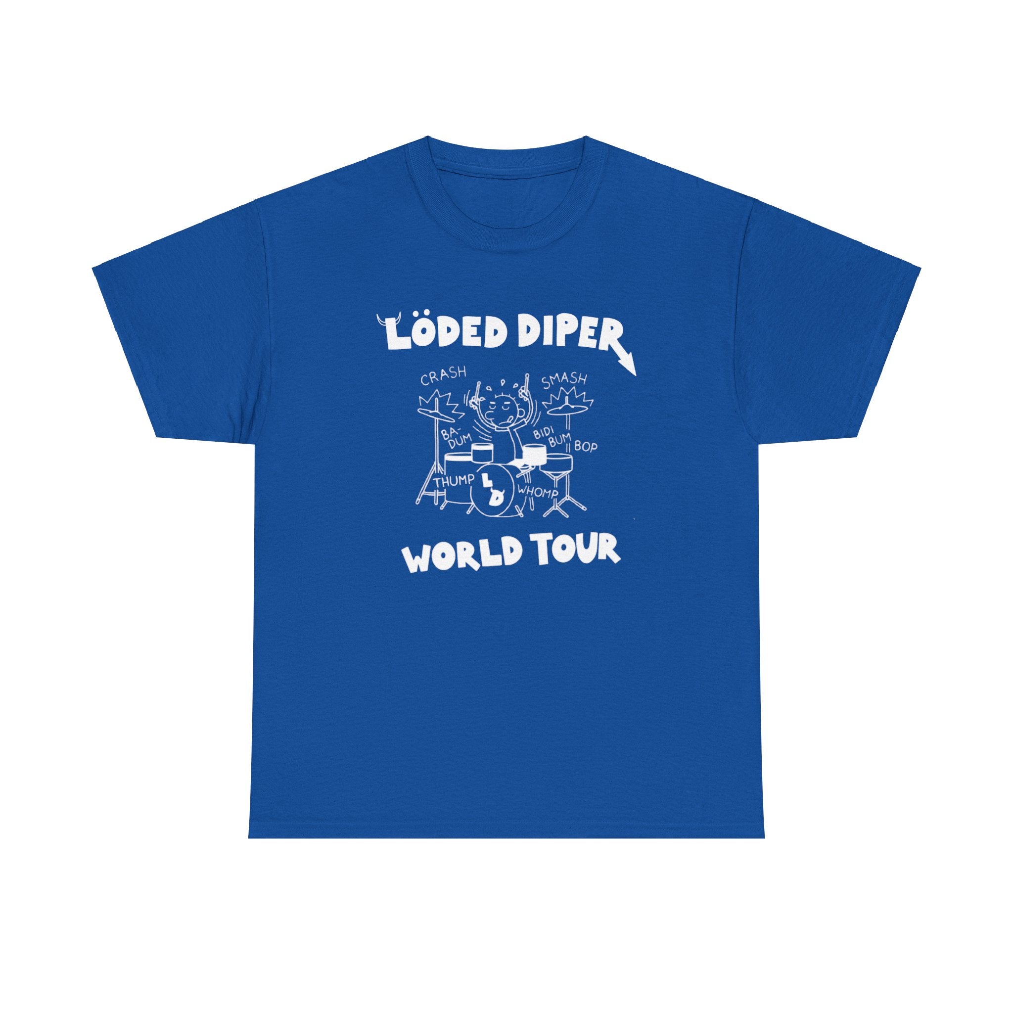 Loded Diper World Tour Shirt (Diary of a Wimpy Kid Rodrick Rules) - Unisex Heavy Cotton Tee