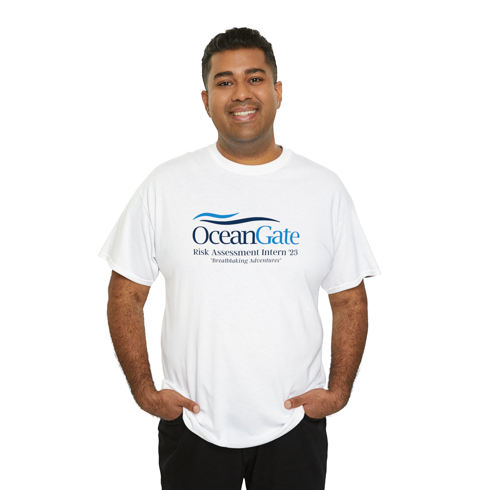 OceanGate Risk Assessment Intern '23 Unisex Heavy Cotton Tee