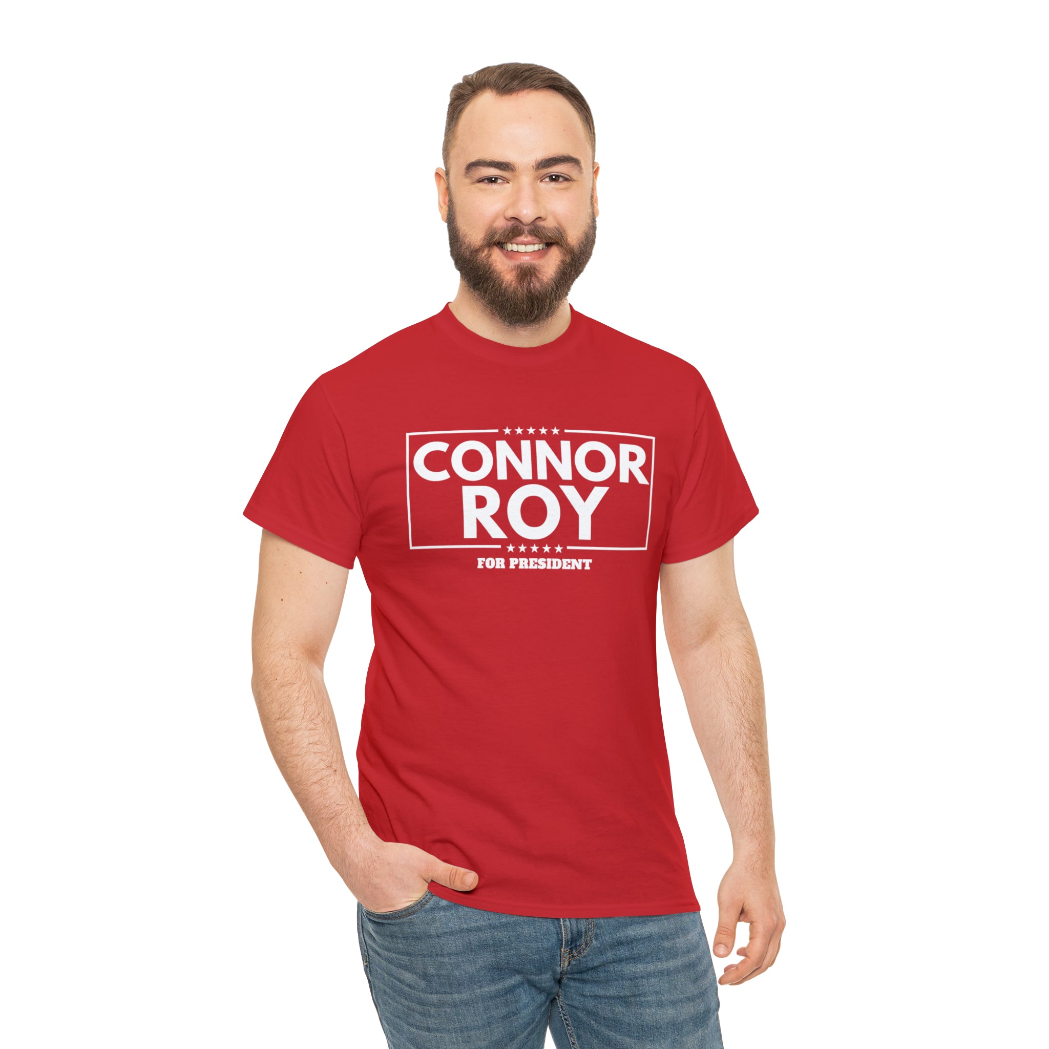 Connor Roy for President - Unisex Heavy Cotton Tee