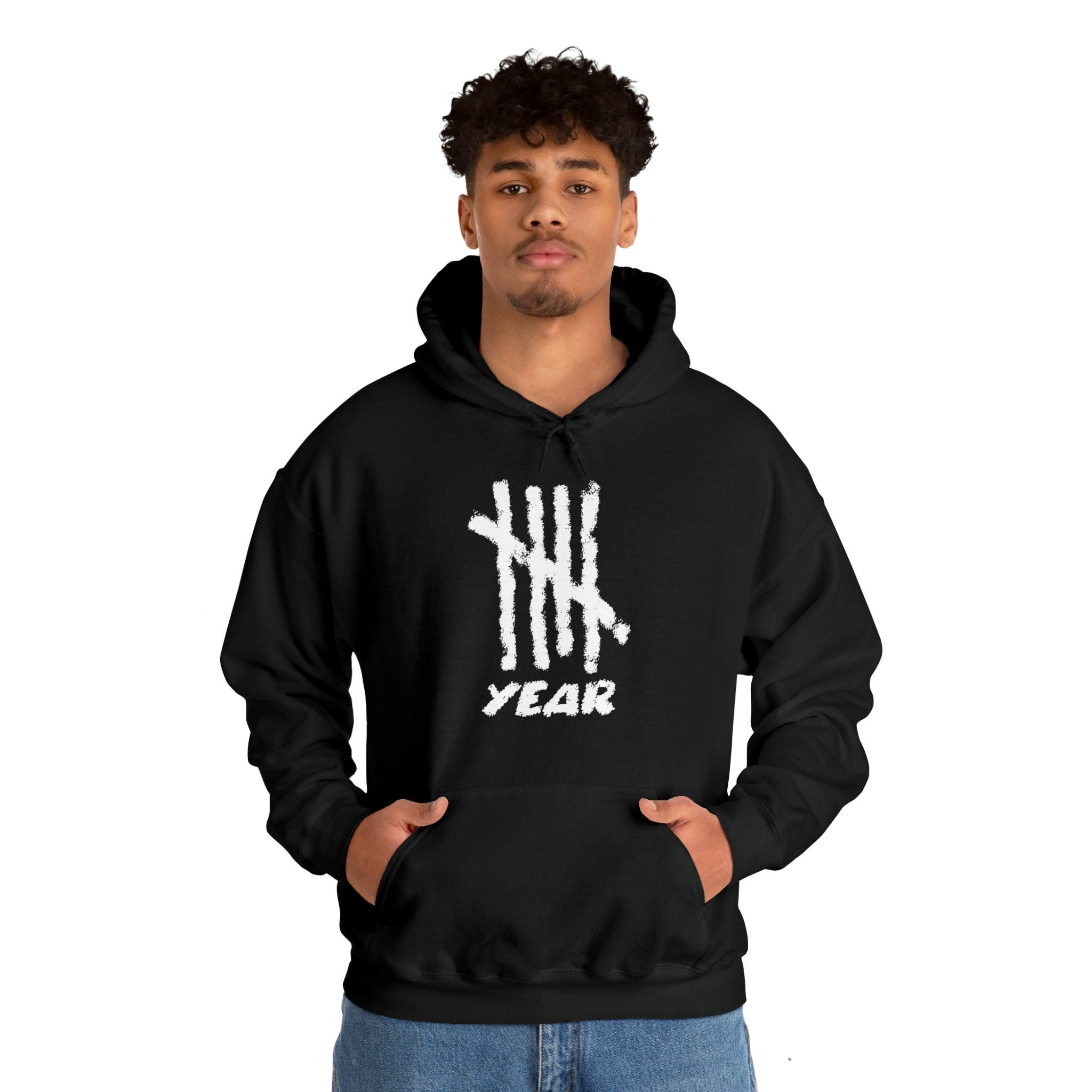 Fifth Year Chalk Marks - Unisex Heavy Blend™ Hooded Sweatshirt