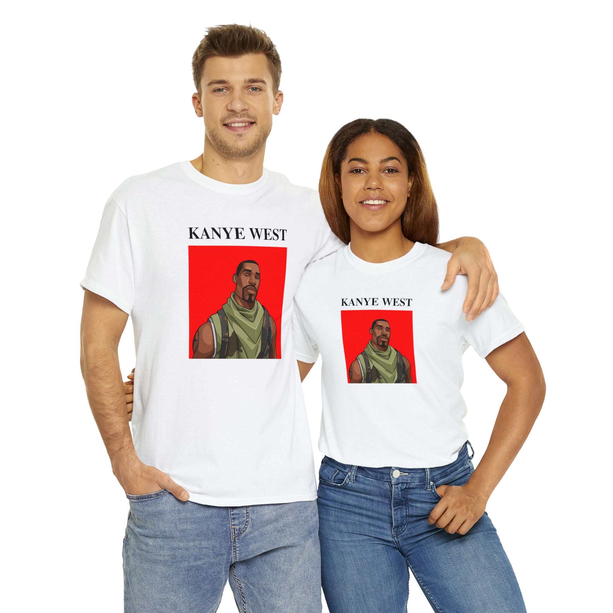 Kanye West Fortnite Default Skin - Unisex Heavy Cotton Tee