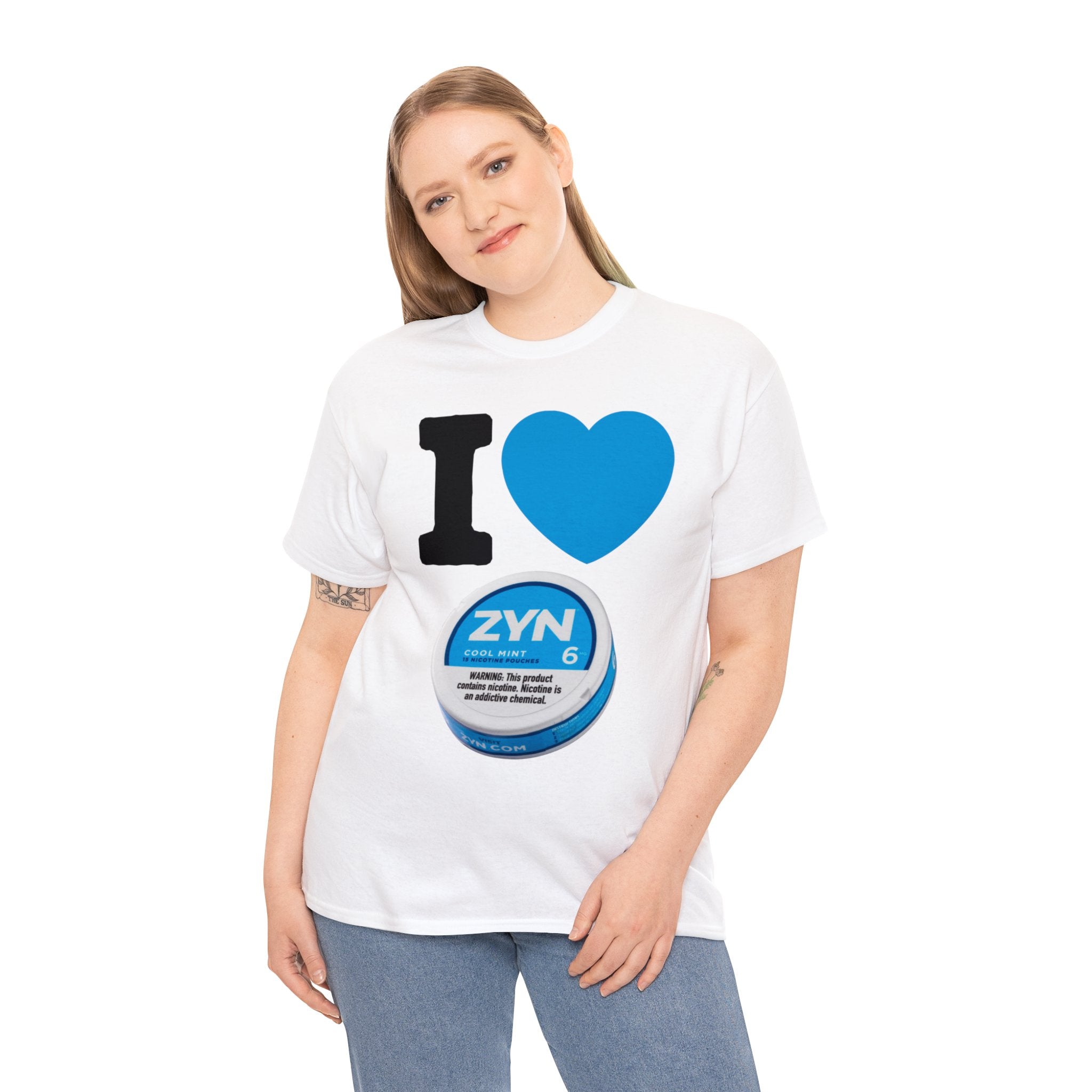 I Love ZYN - Unisex Heavy Cotton Tee