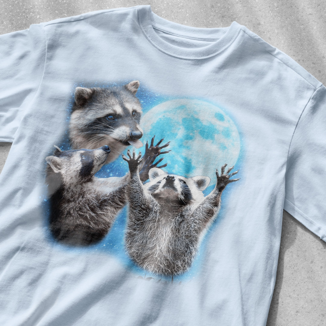 Raccoon Full-Moon Shirt