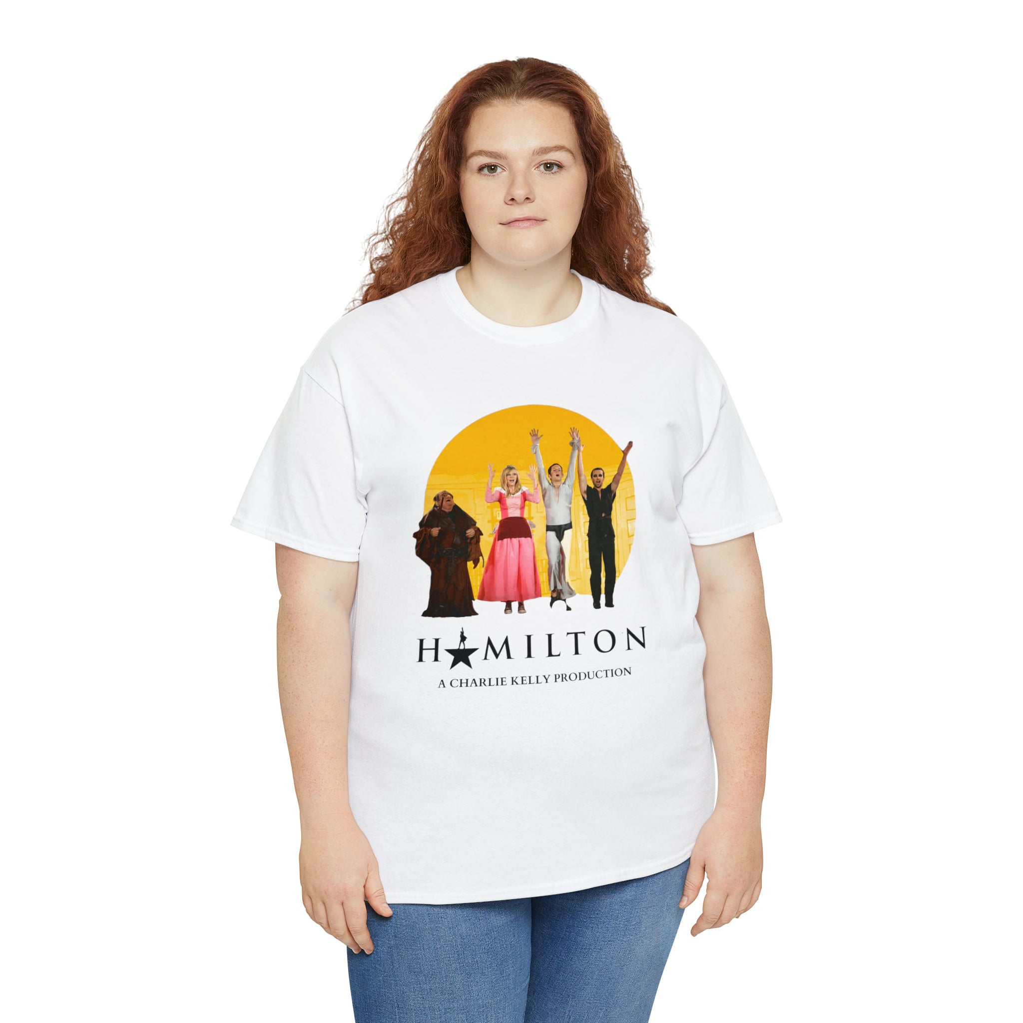 The Nightman Cometh (Hamilton) It's Always Sunny in Philidelphia - Unisex Heavy Cotton Tee