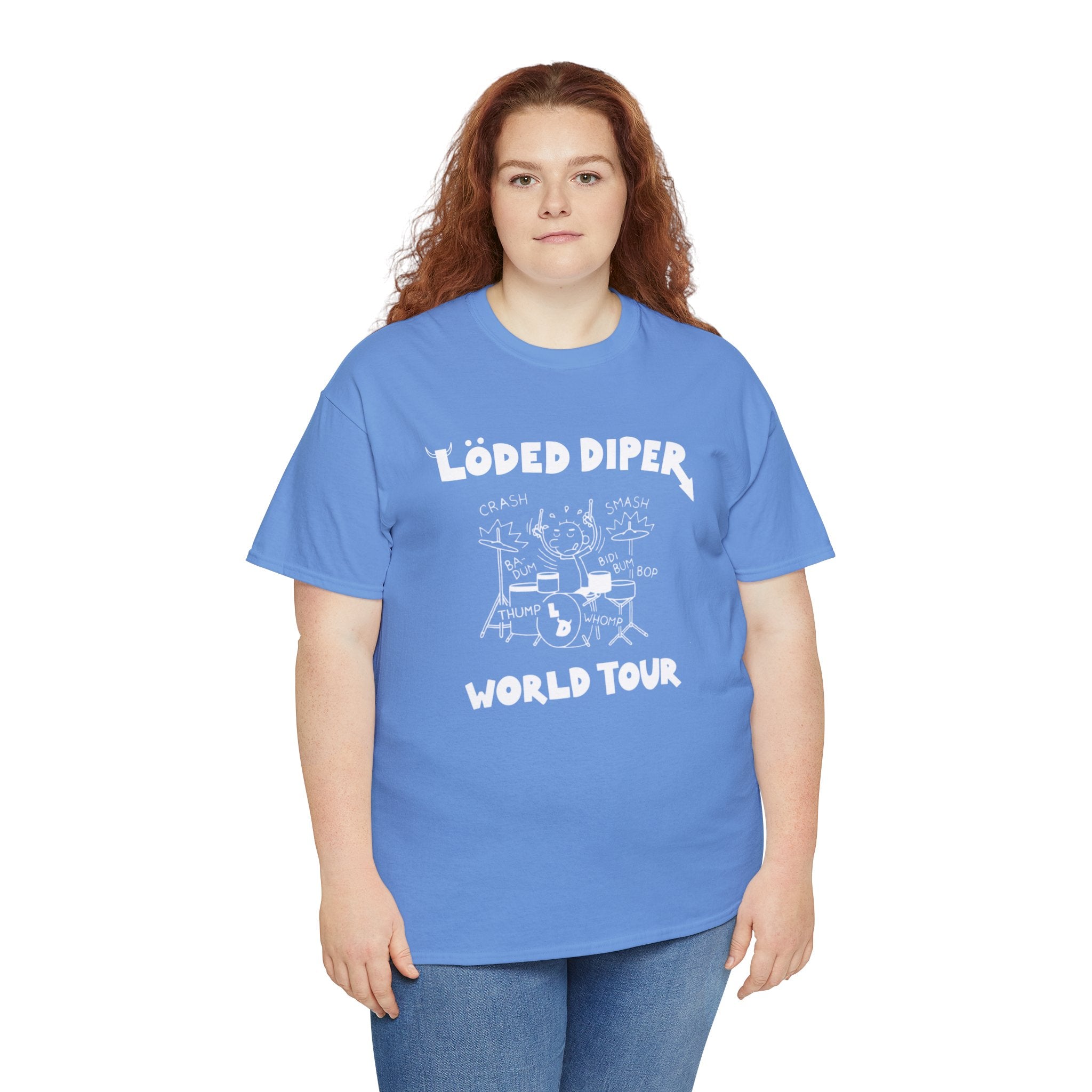 Loded Diper World Tour Shirt (Diary of a Wimpy Kid Rodrick Rules) - Unisex Heavy Cotton Tee