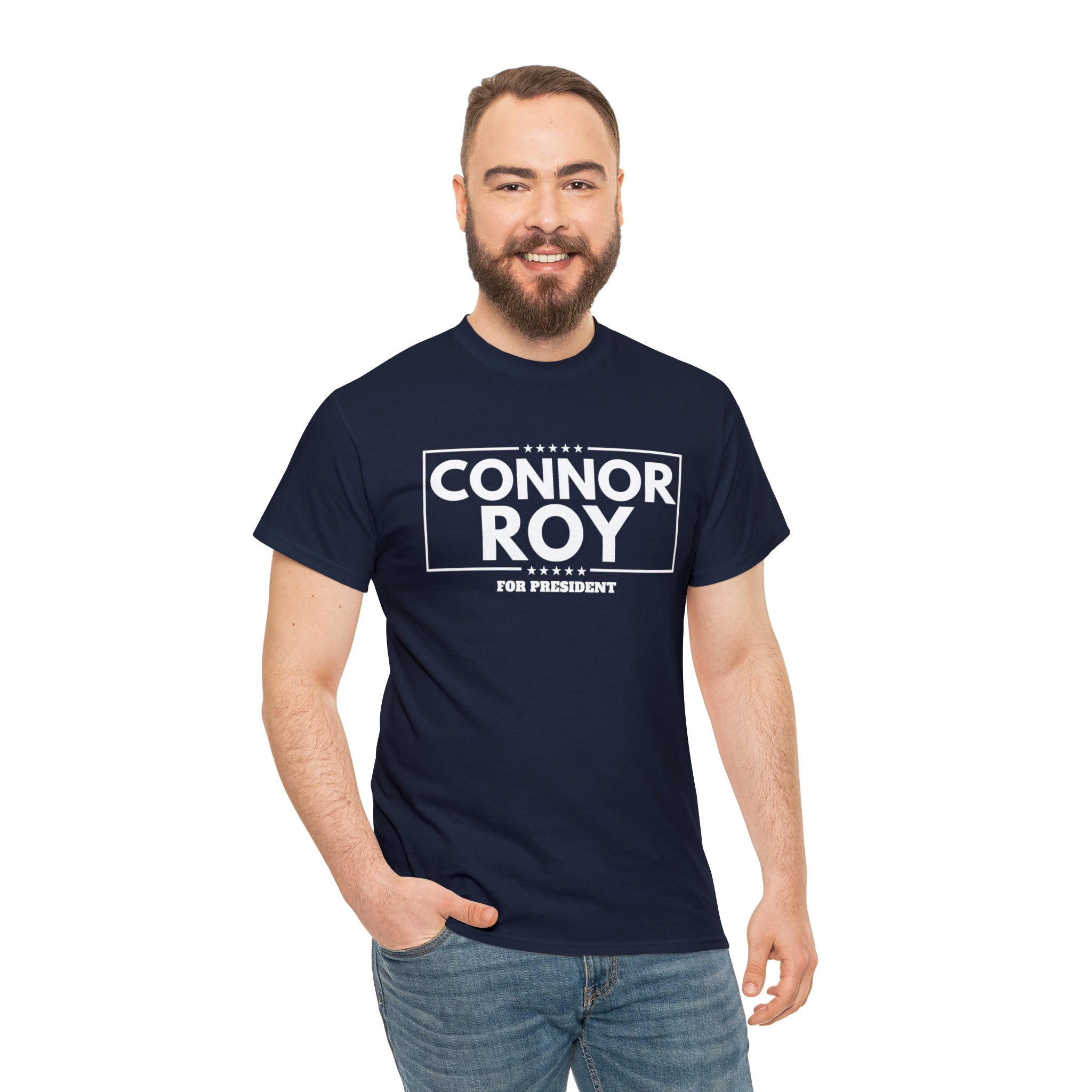 Connor Roy for President - Unisex Heavy Cotton Tee