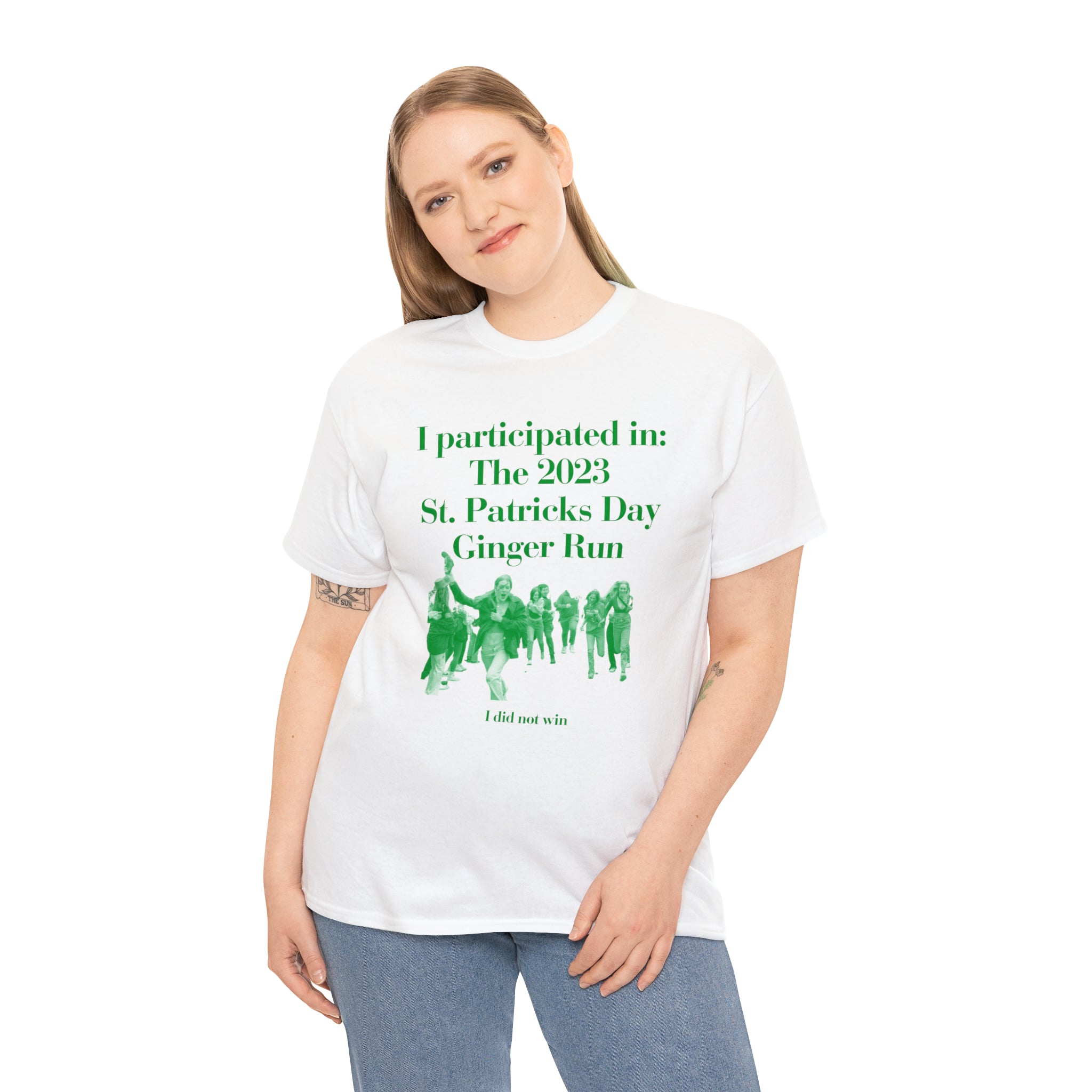 I participated in the 2023 ginger run - Unisex Heavy Cotton Tee