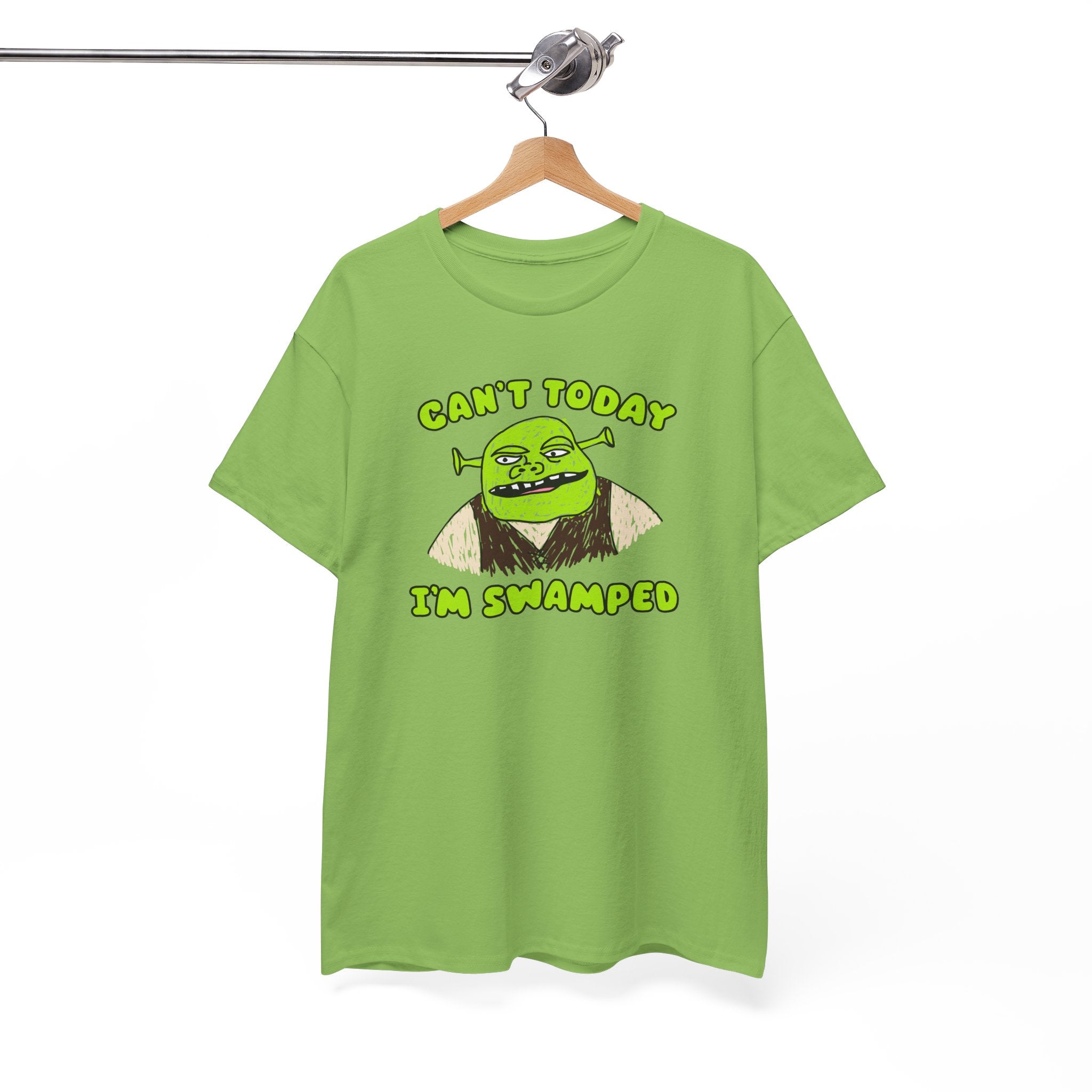 Can't Today I'm Swamped Shrek Shirt