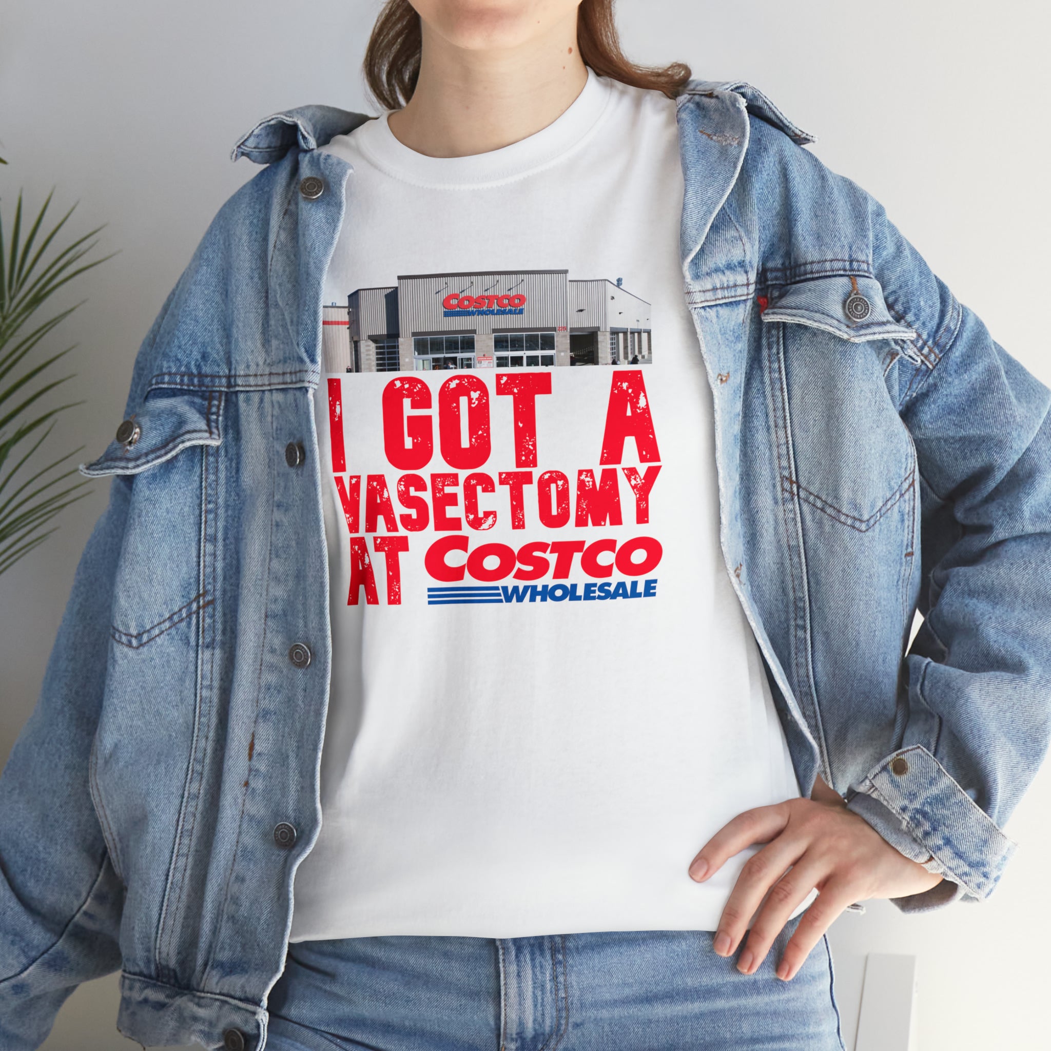 I Got A Vasectomy At Costco Unisex Heavy Cotton Tee