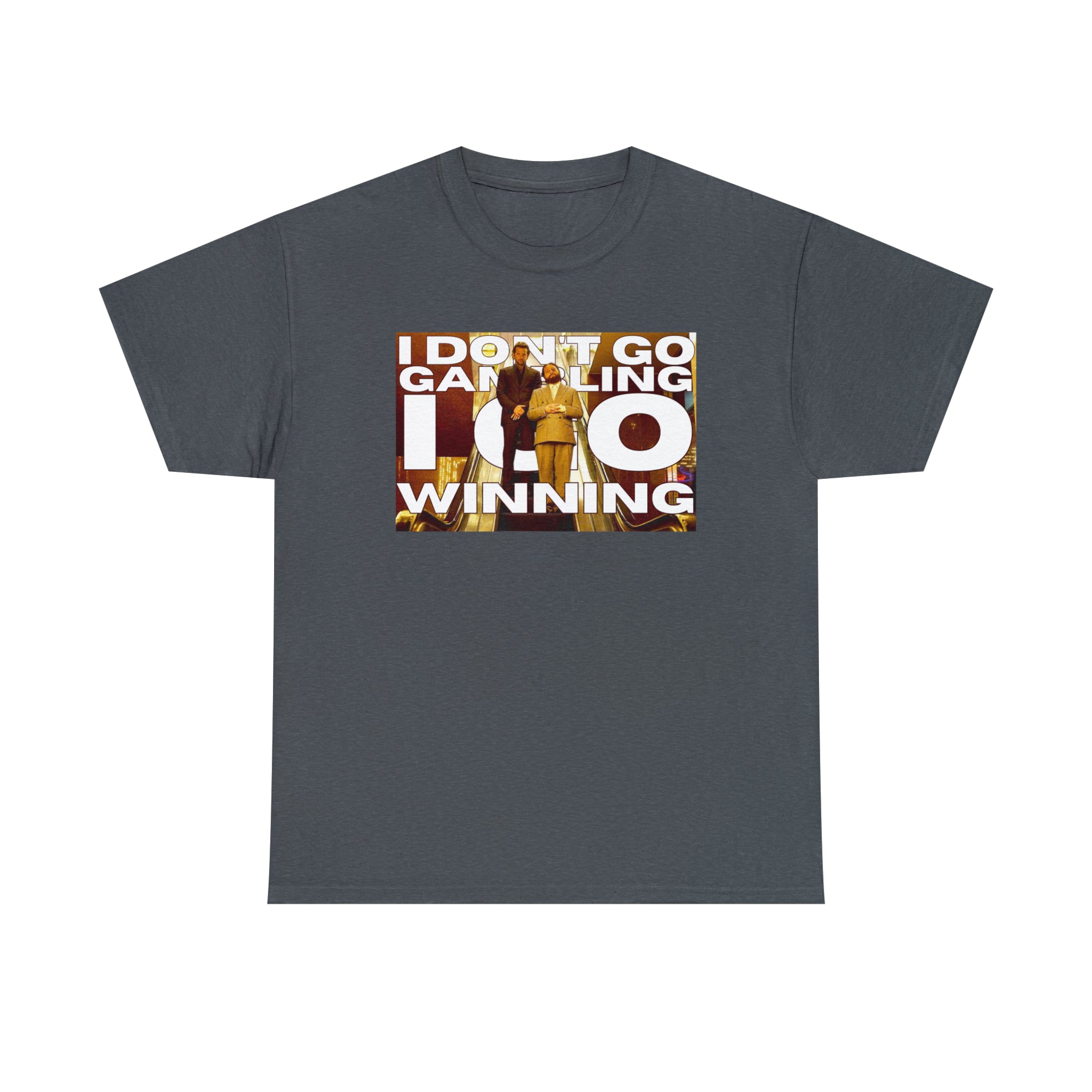 'I don't go Gambling I go Winning" Allen Hangover - Unisex Heavy Cotton Tee