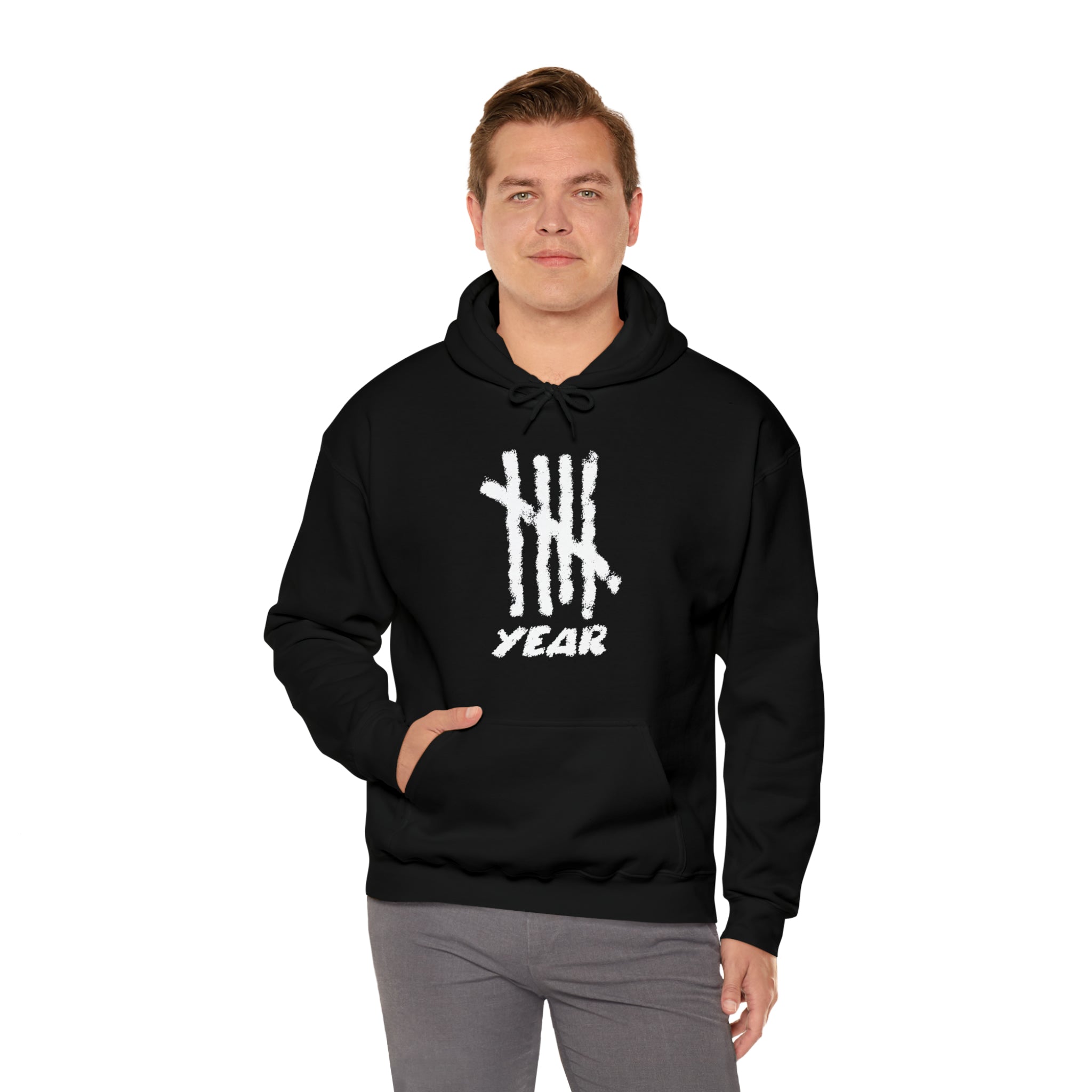 Fifth Year Chalk Marks - Unisex Heavy Blend™ Hooded Sweatshirt