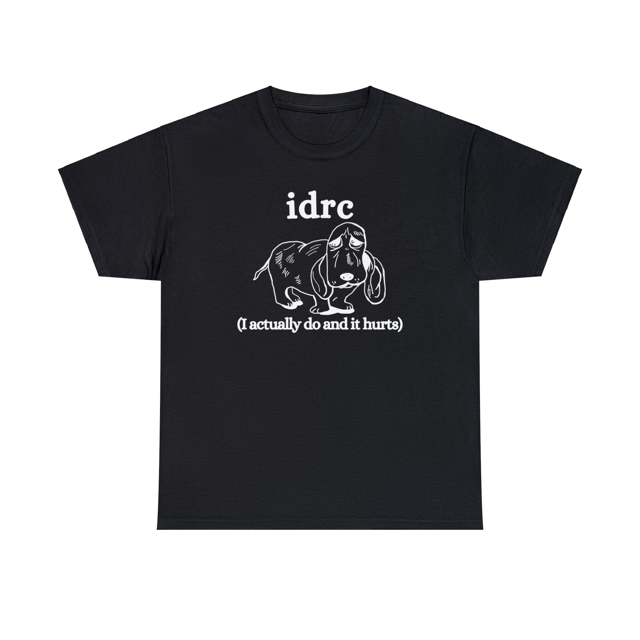 idrc (I actually do and it hurts) shirt