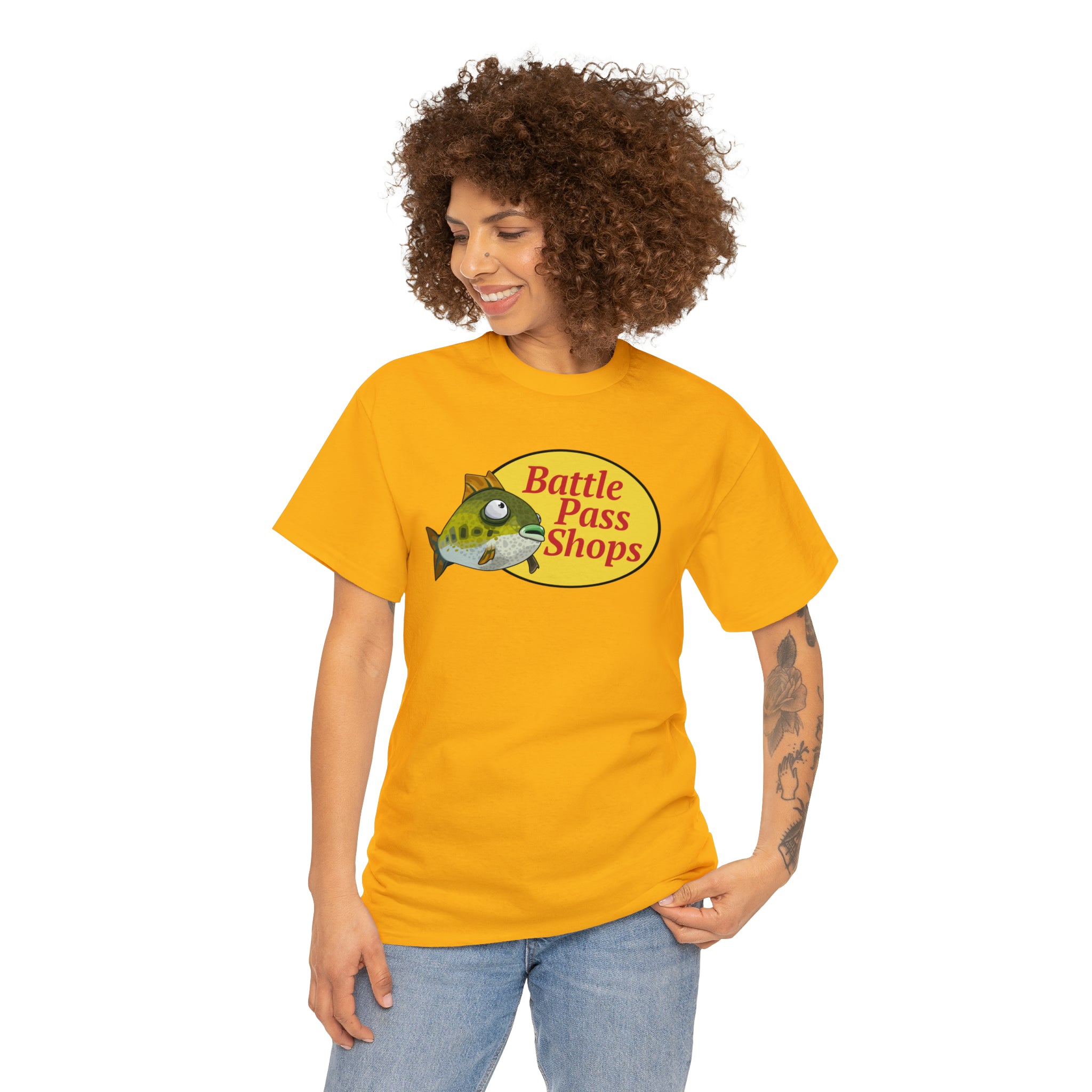 Battle Pass Shops Fortnite Flopper - Unisex Heavy Cotton Tee