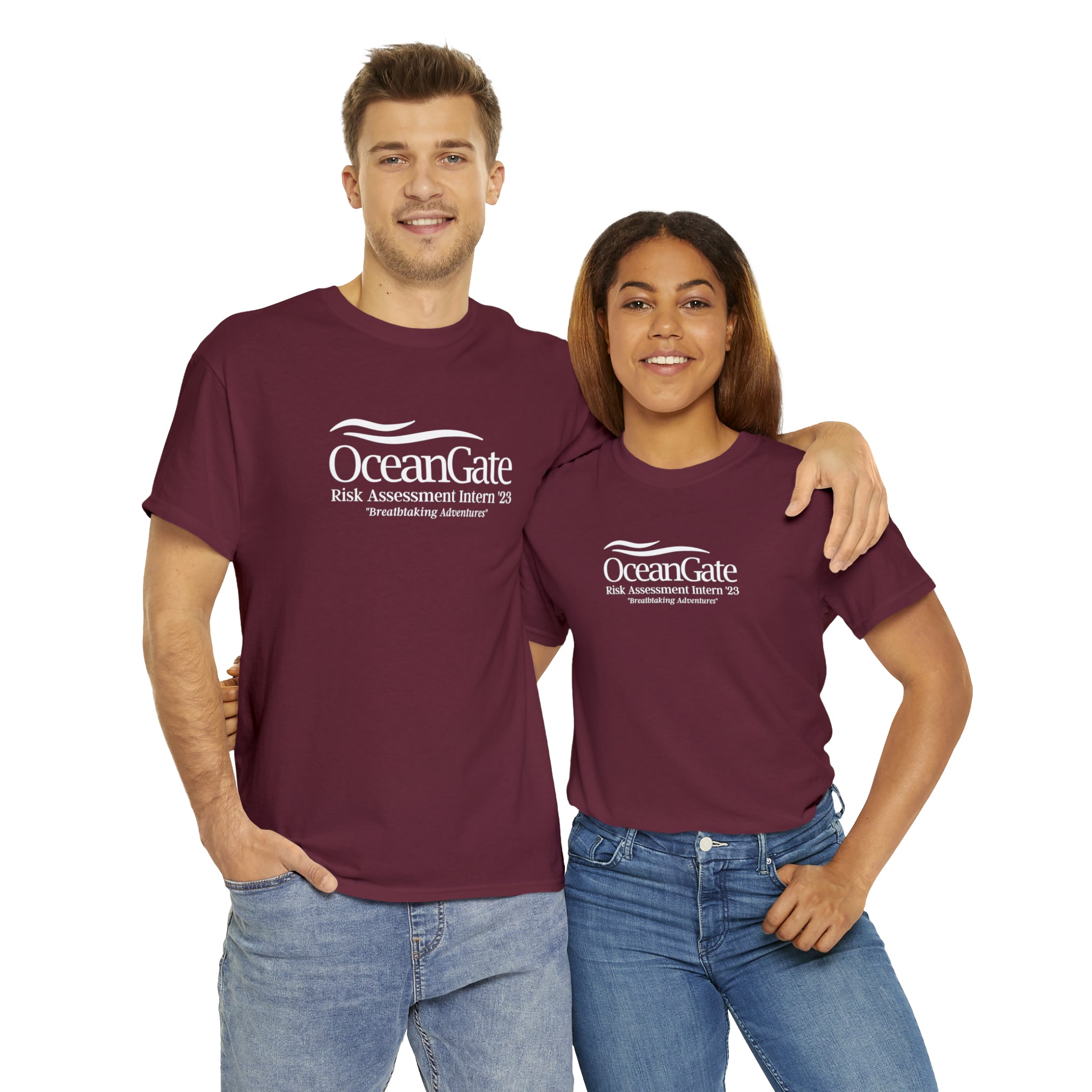 OceanGate Risk Assessment Intern '23 Unisex Heavy Cotton Tee