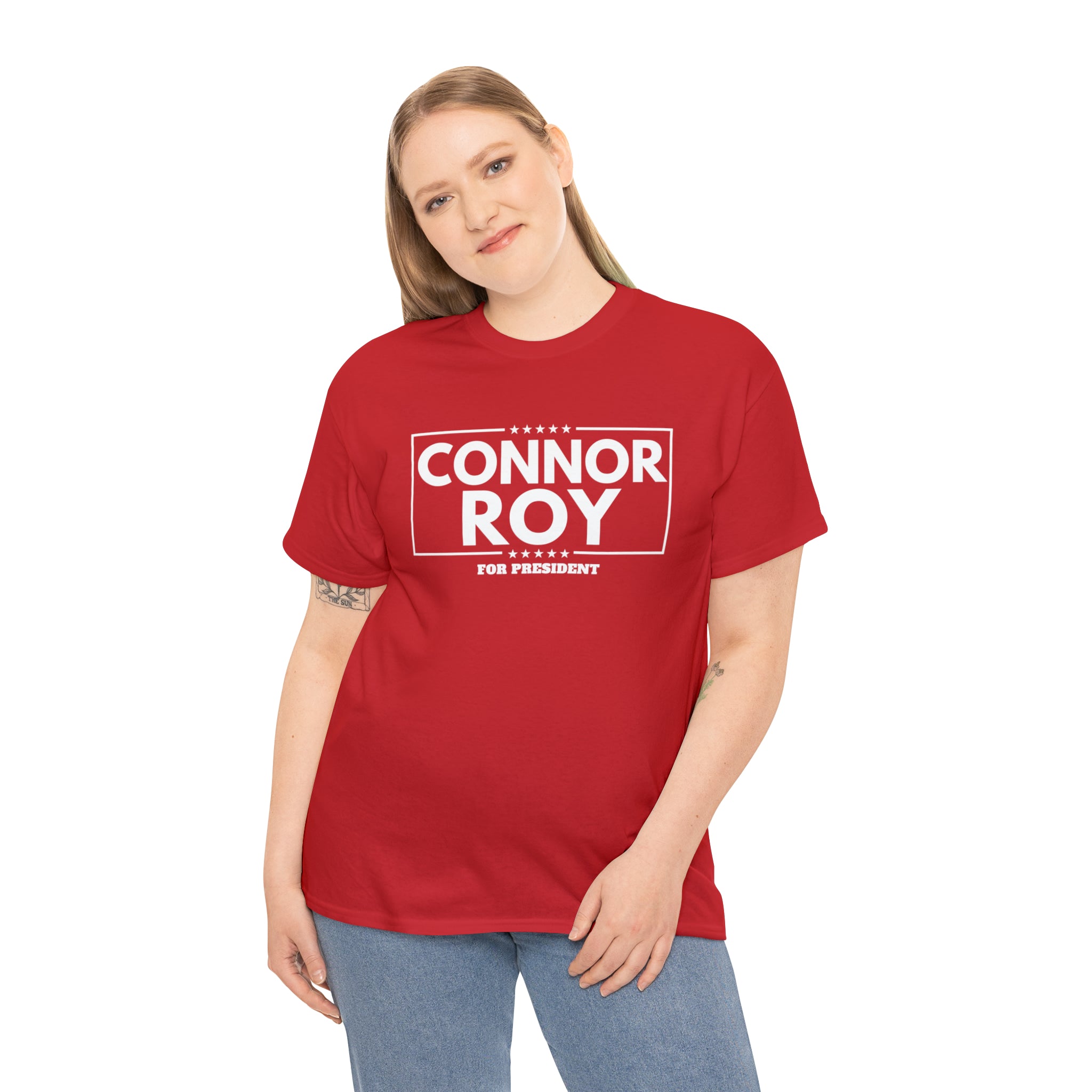 Connor Roy for President - Unisex Heavy Cotton Tee