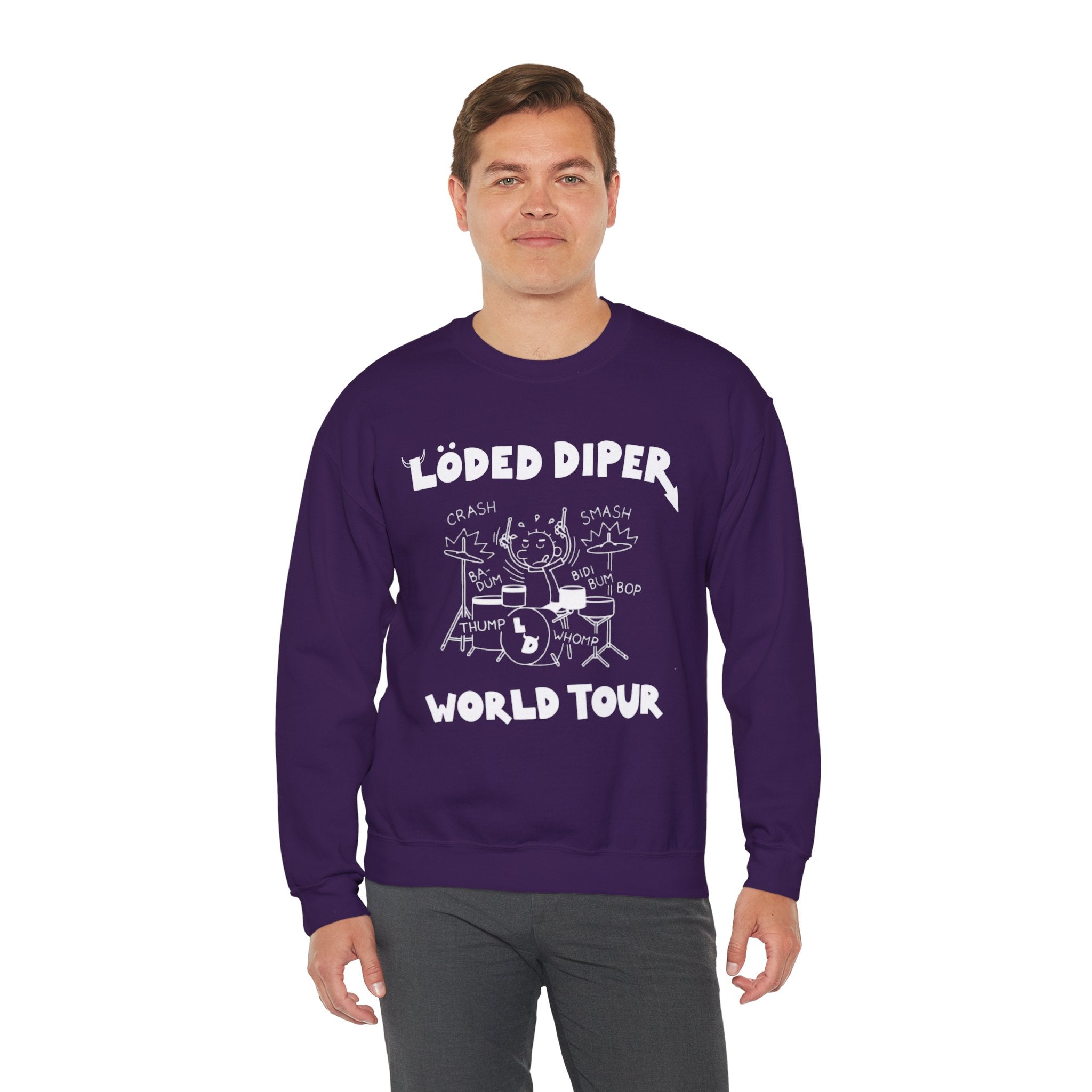 Loded Diper Unisex Heavy Blend™ Crewneck Sweatshirt