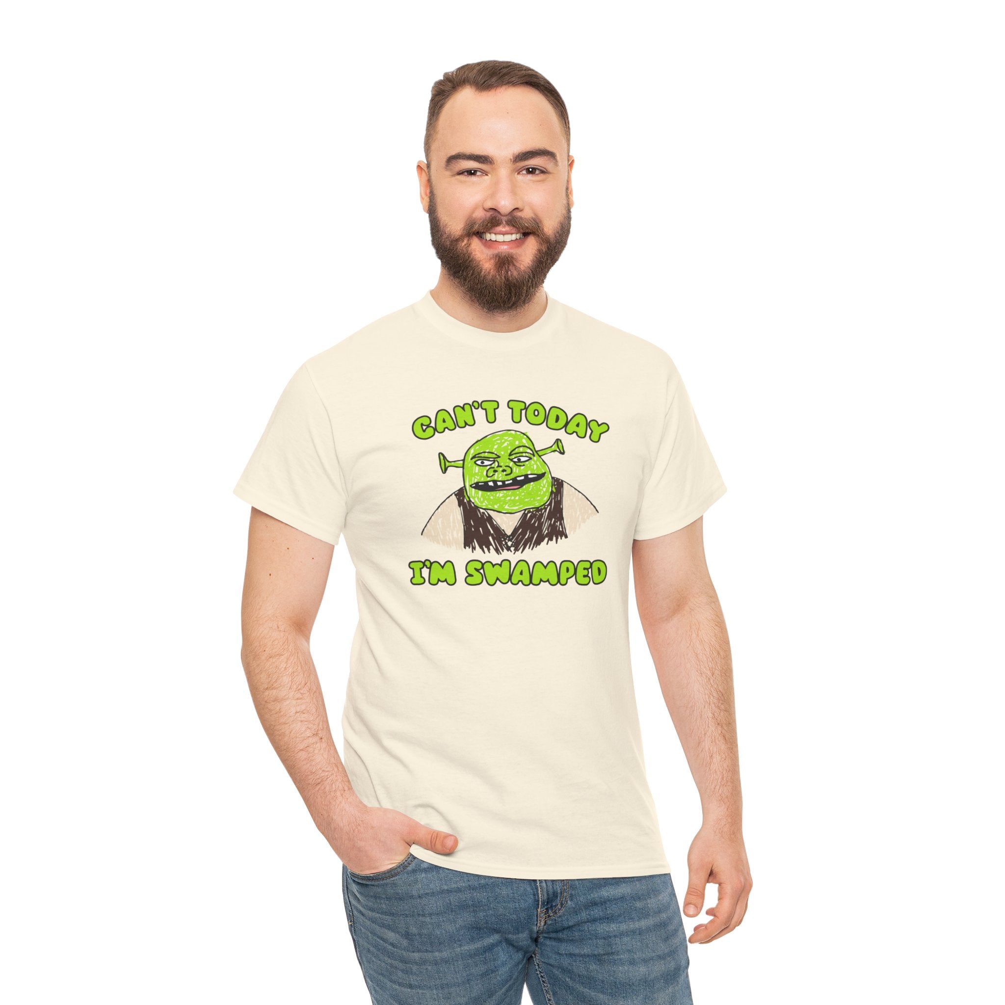 Can't Today I'm Swamped Shrek Shirt