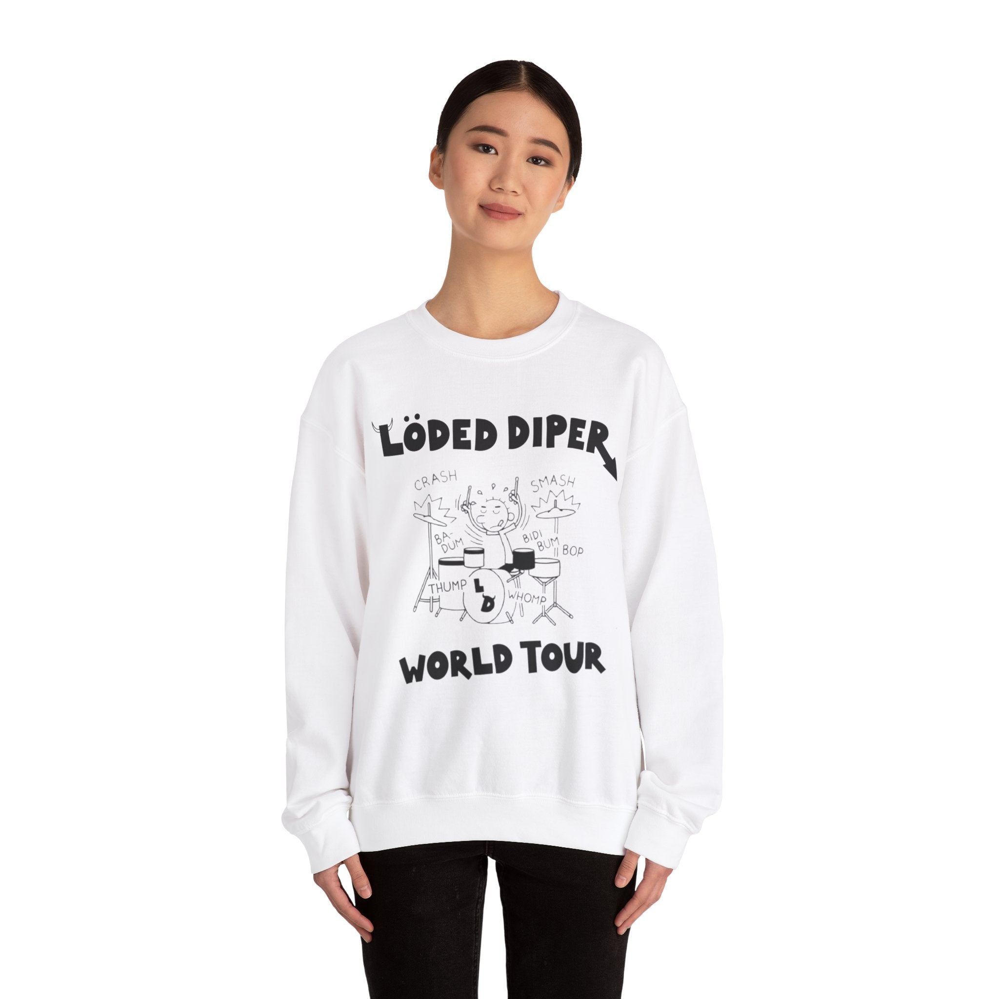 Loded Diper Unisex Heavy Blend™ Crewneck Sweatshirt