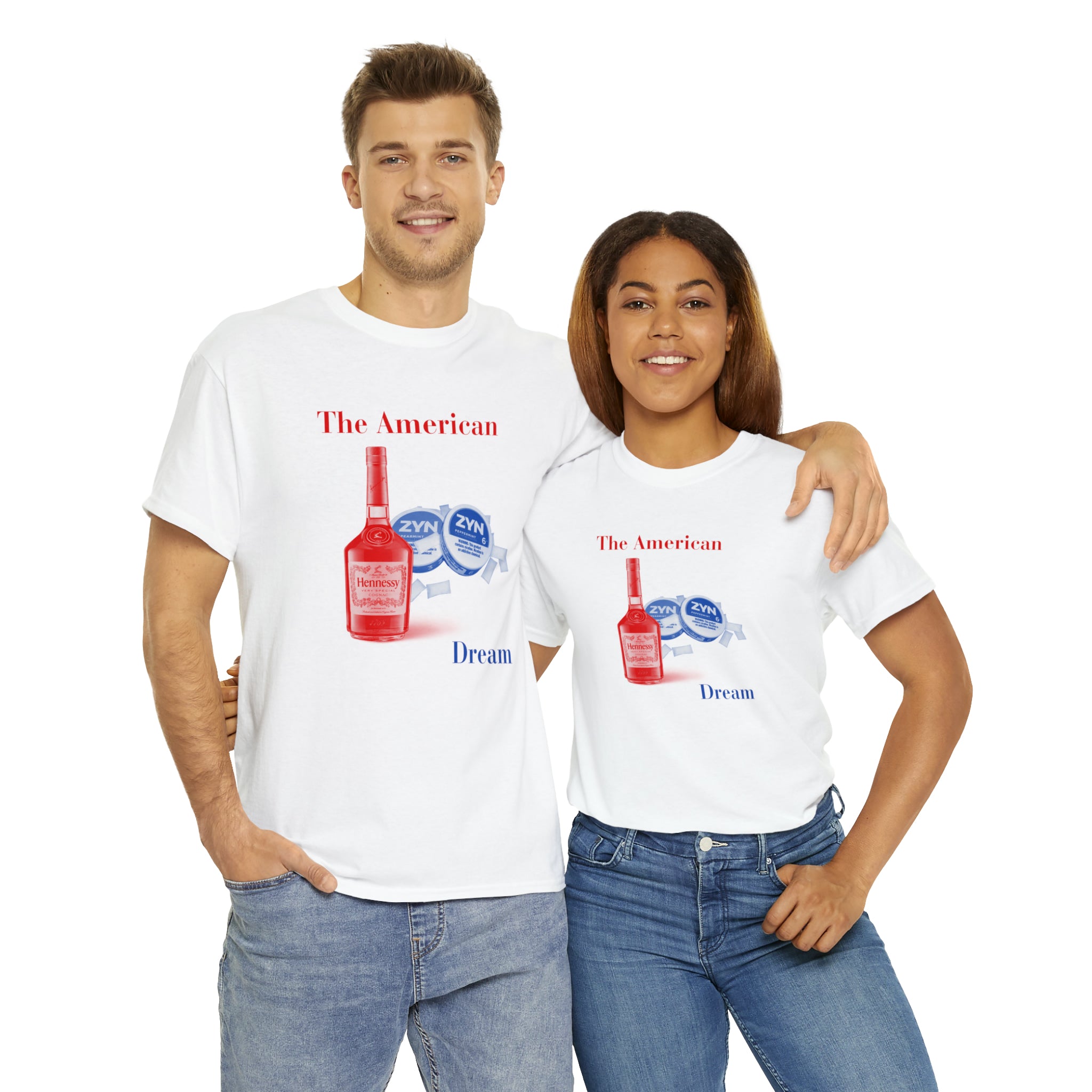 The American Dream Hennessy and Zyns 6mg - Unisex Heavy Cotton Tee