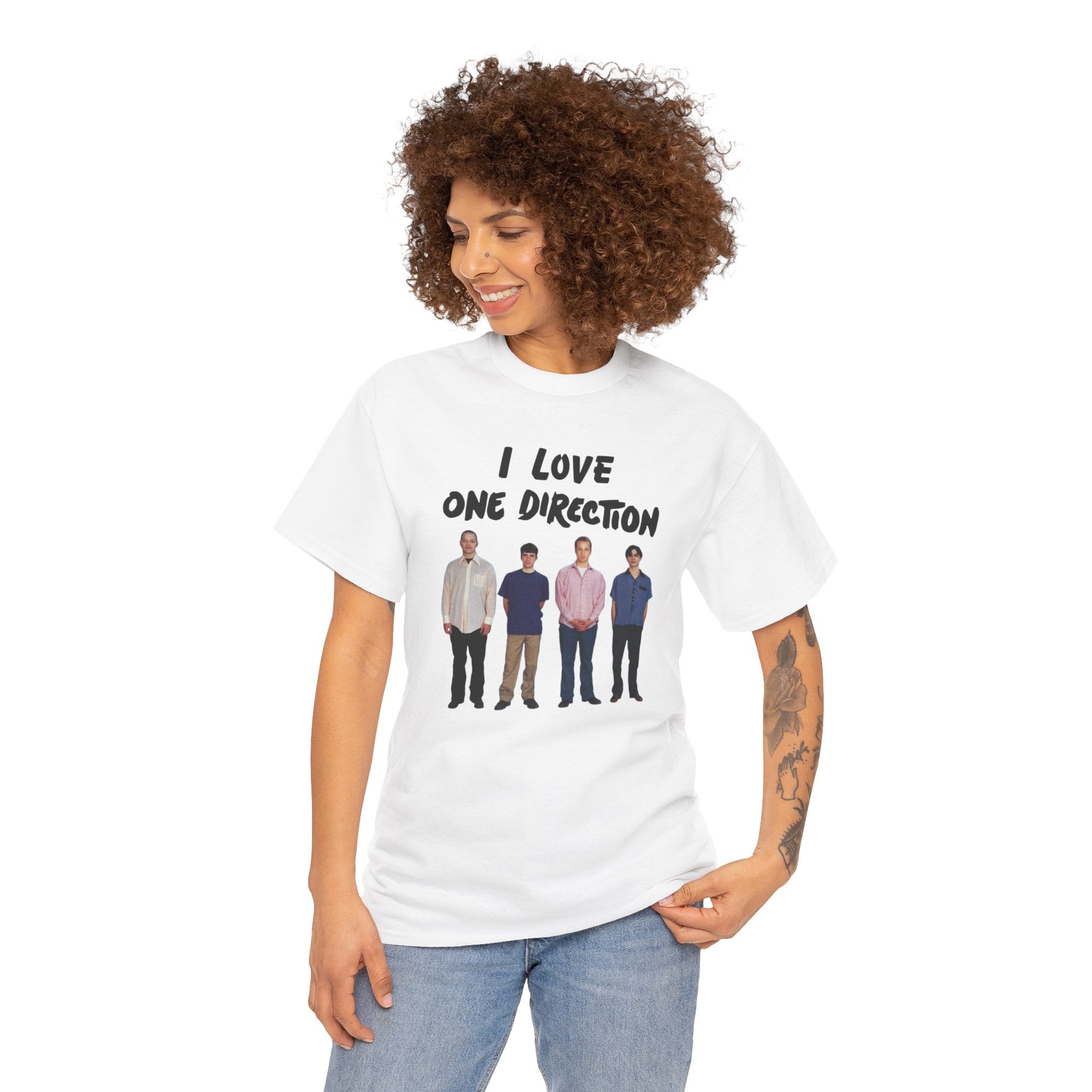 I Love One Direction Shirt - Weezer Parody Shirt