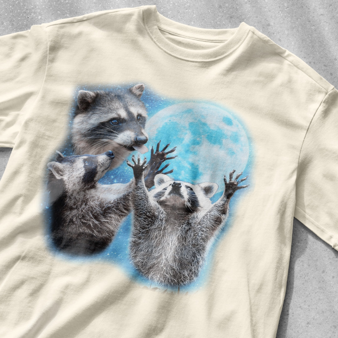 Raccoon Full-Moon Shirt