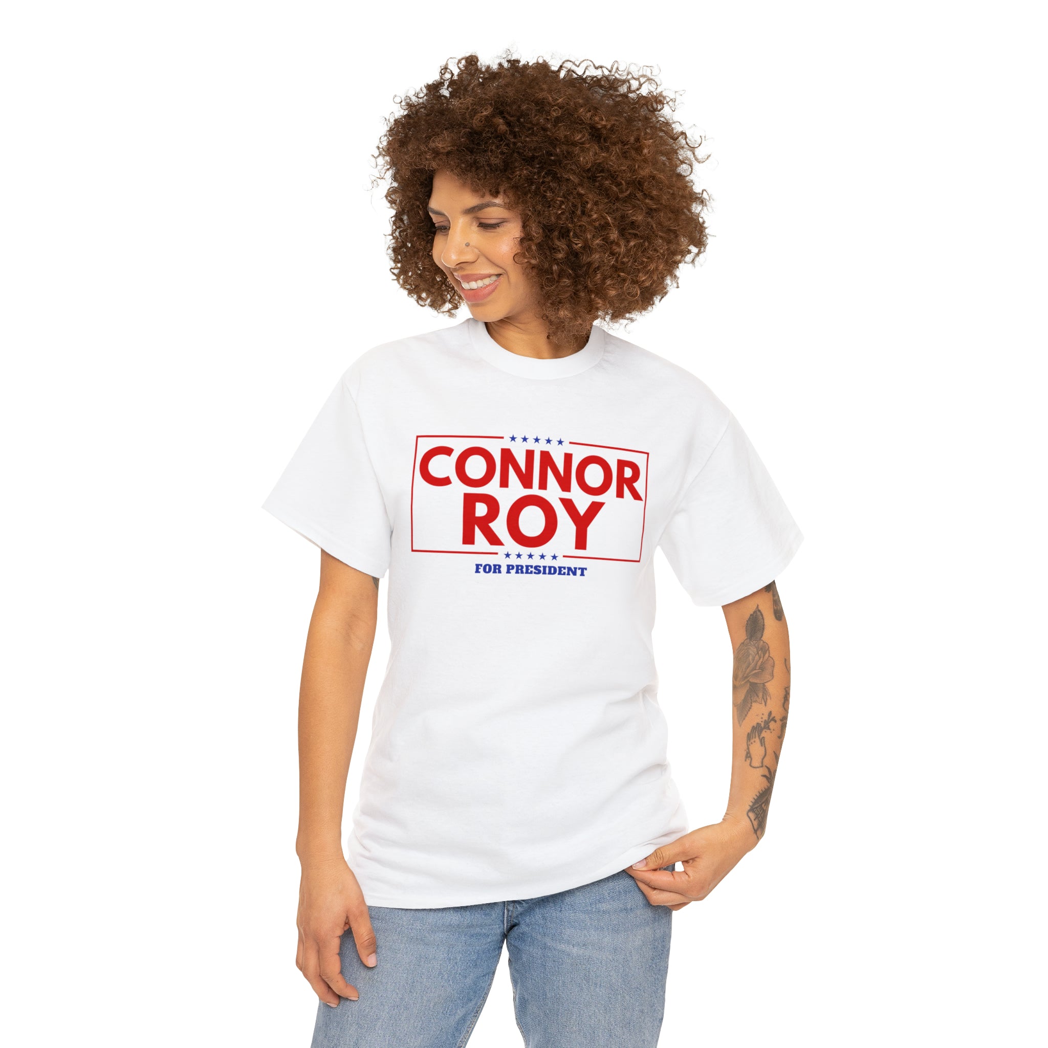 Connor Roy for President - Unisex Heavy Cotton Tee