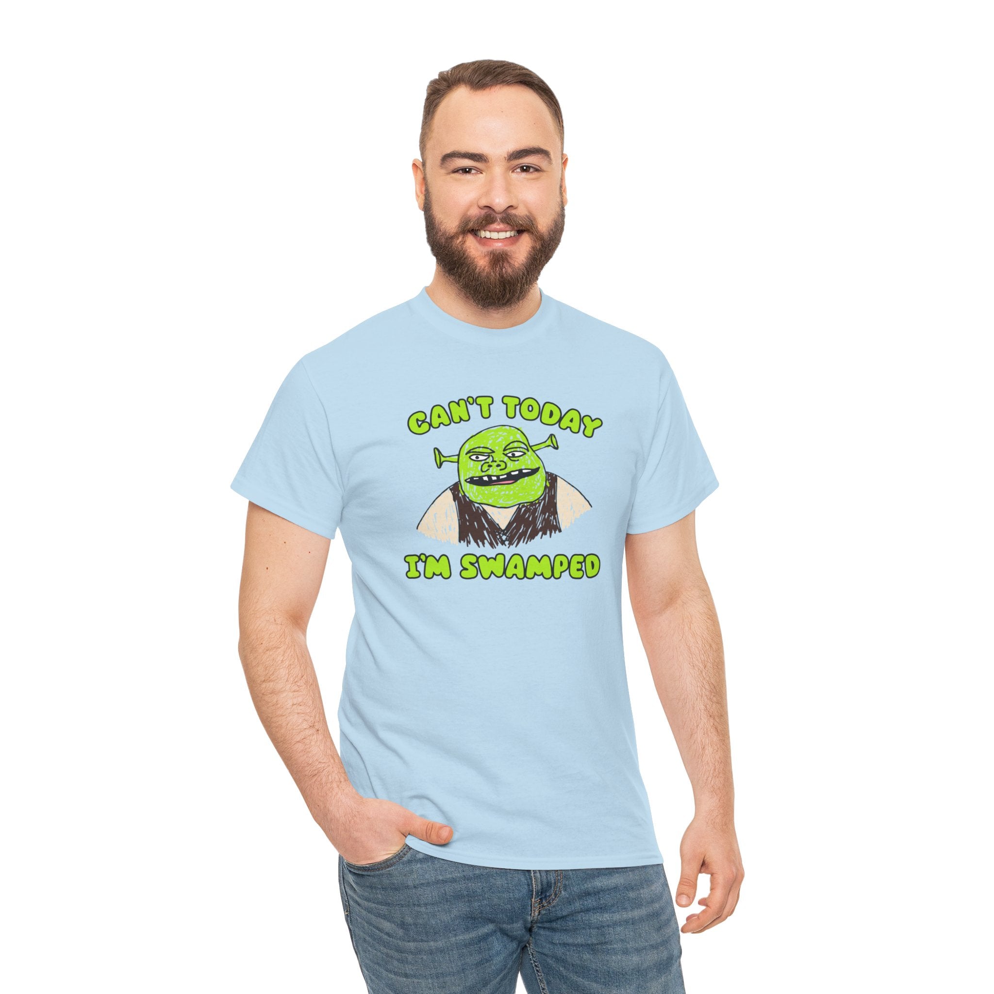 Can't Today I'm Swamped Shrek Shirt