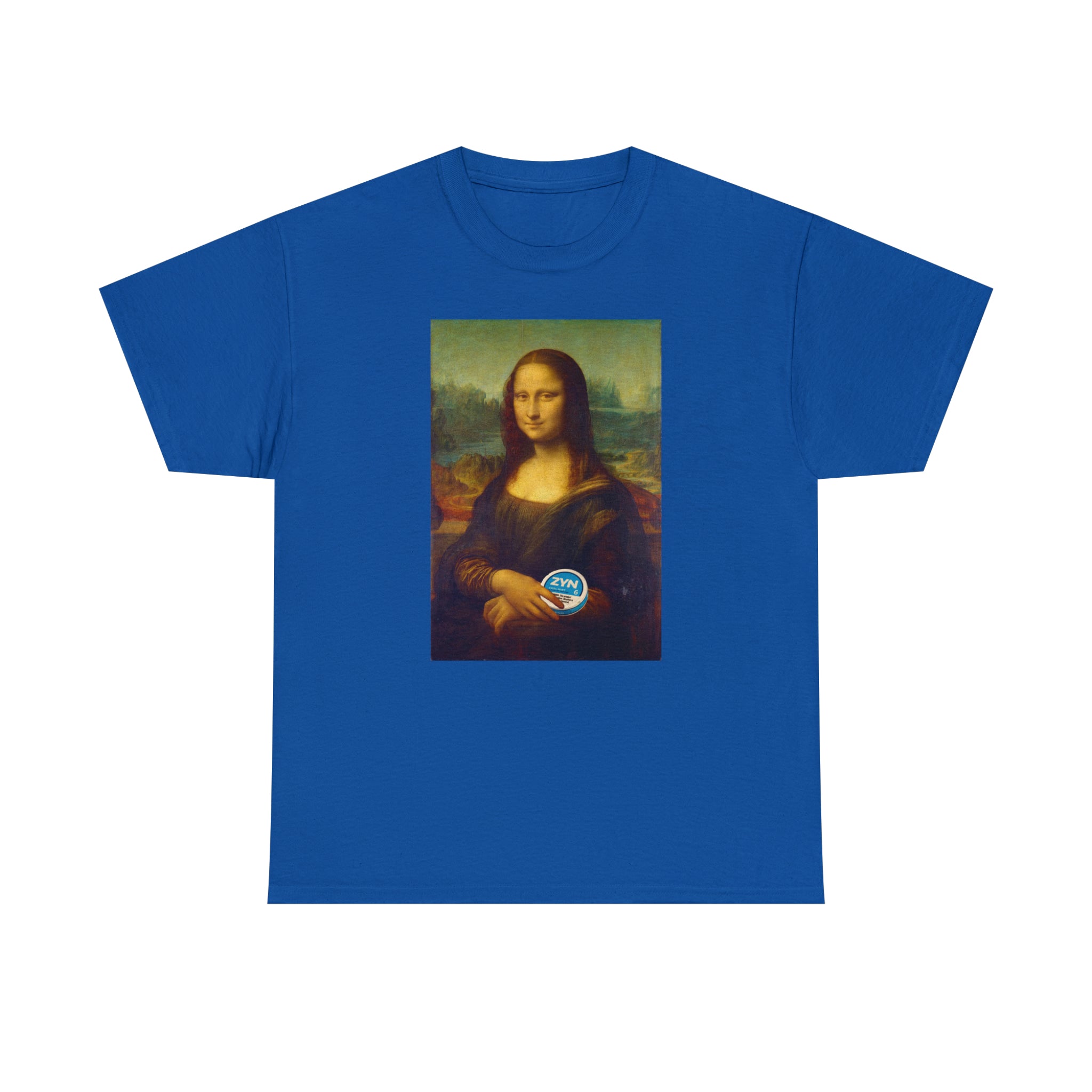 Mona Lisa with Zyns - Unisex Heavy Cotton Tee