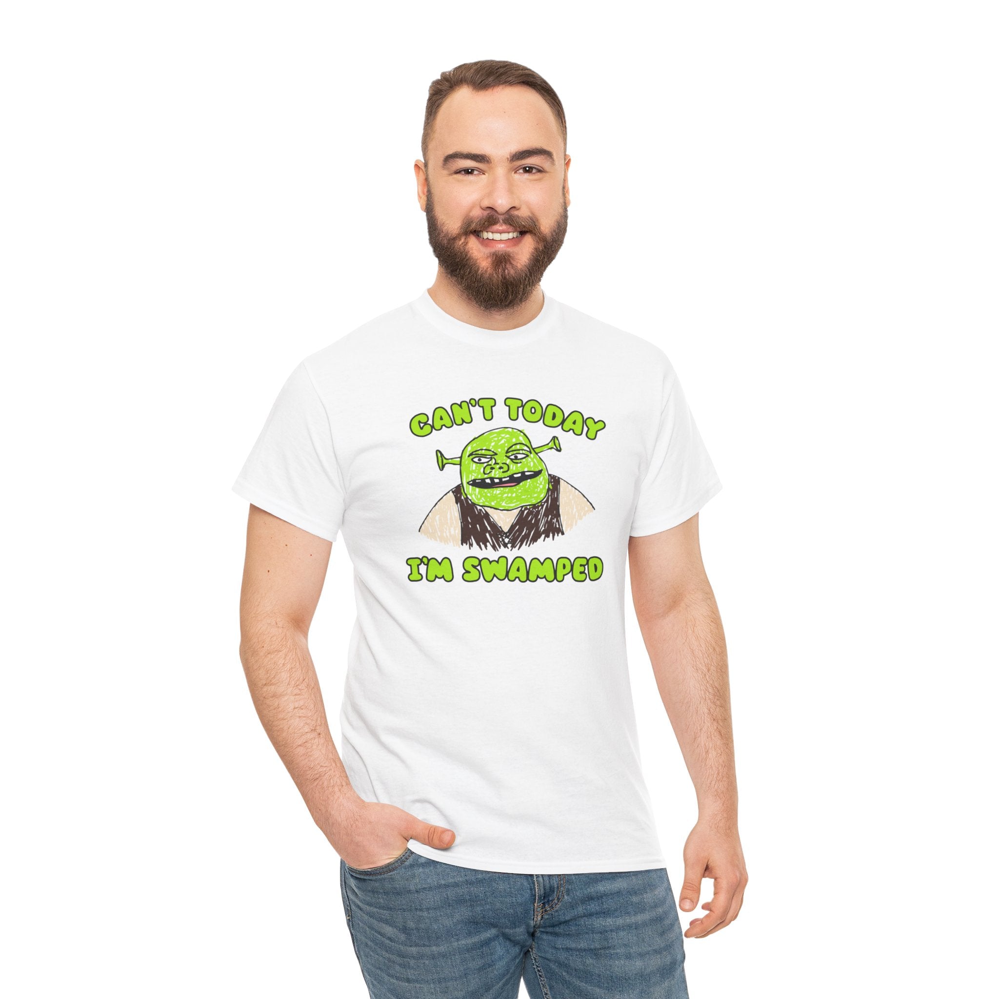 Can't Today I'm Swamped Shrek Shirt