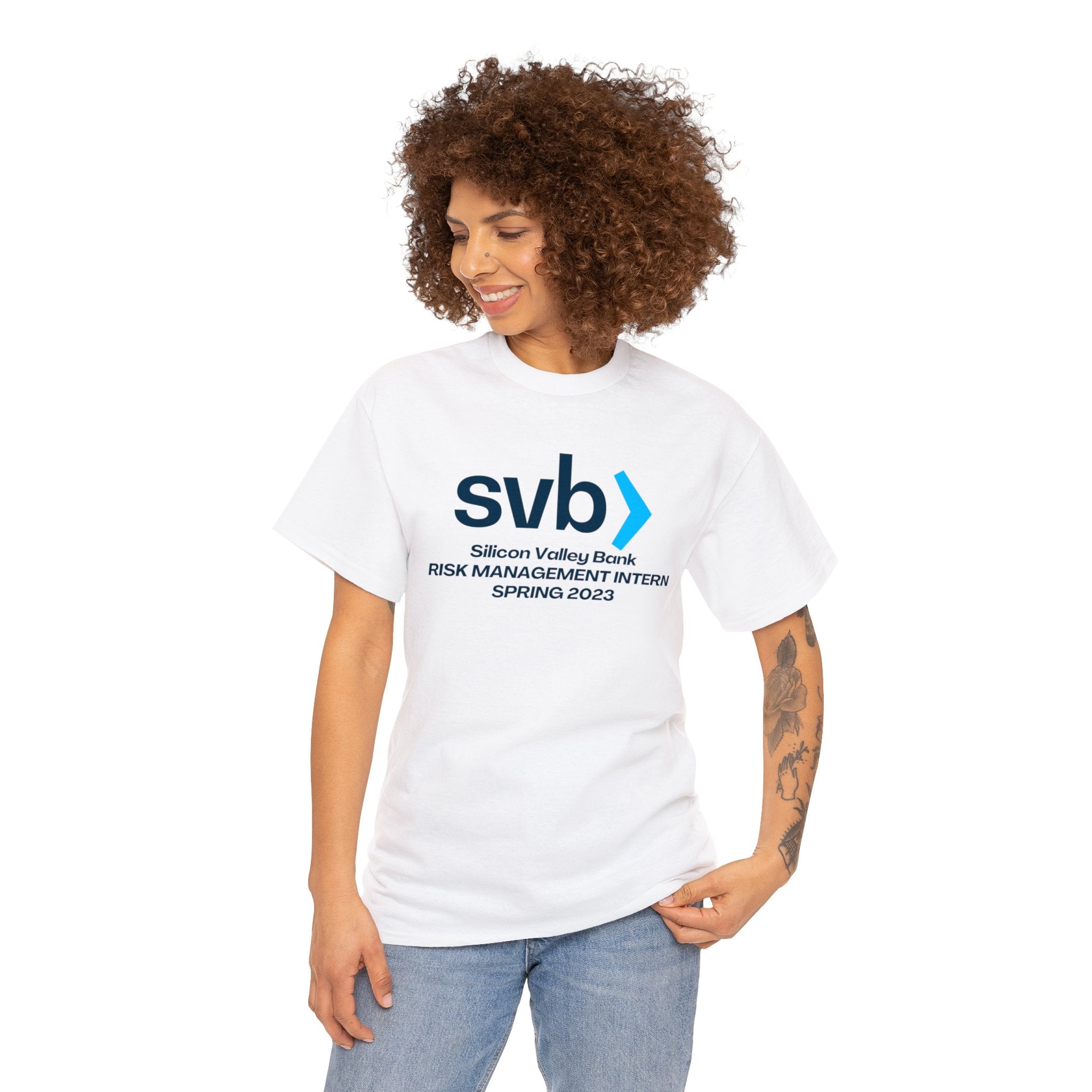 Silicon Valley Bank Risk Management Intern 2023 - Unisex Heavy Cotton Tee