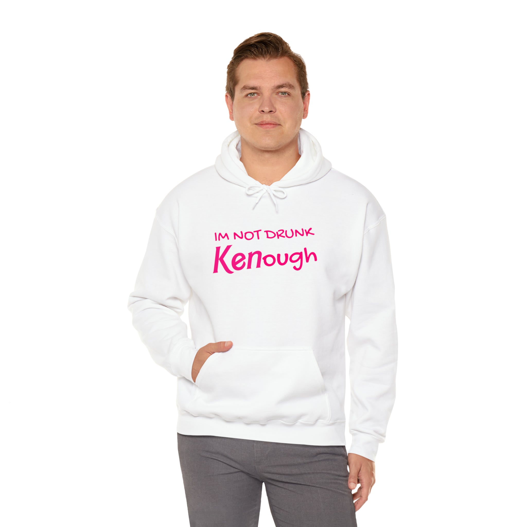 I'm not drunk Kenough Barbie - Unisex Heavy Blend™ Hooded Sweatshirt