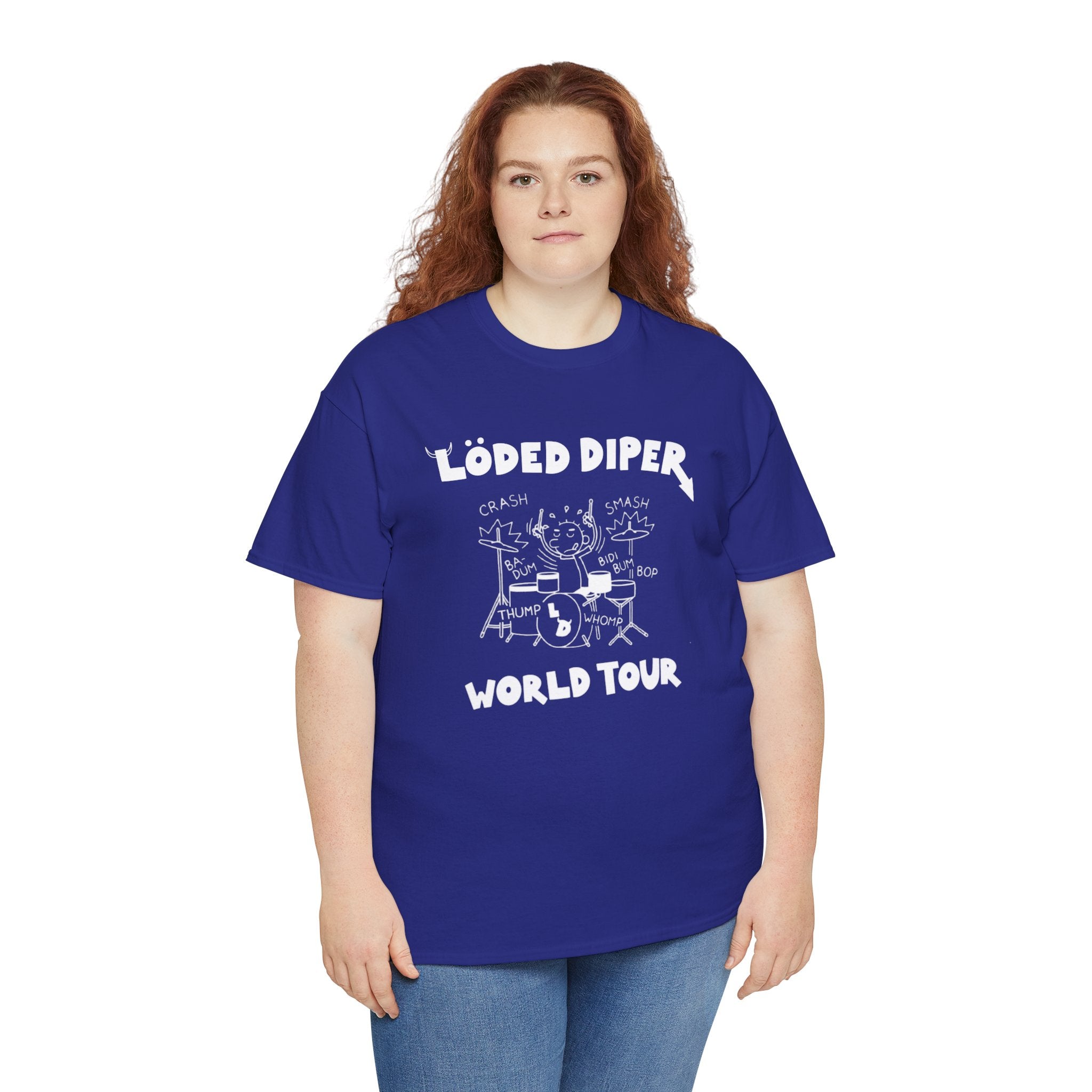 Loded Diper World Tour Shirt (Diary of a Wimpy Kid Rodrick Rules) - Unisex Heavy Cotton Tee