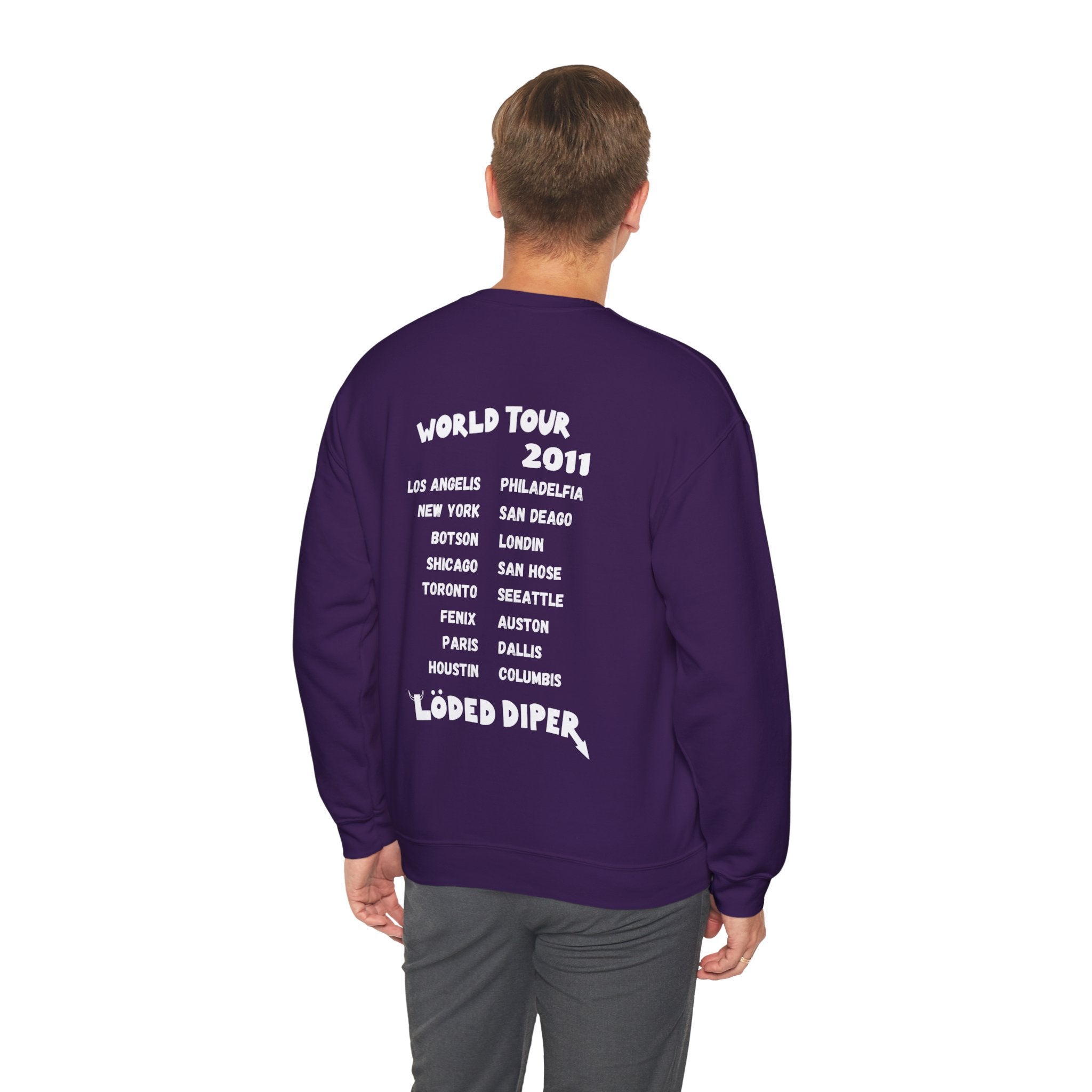 Loded Diper Unisex Heavy Blend™ Crewneck Sweatshirt