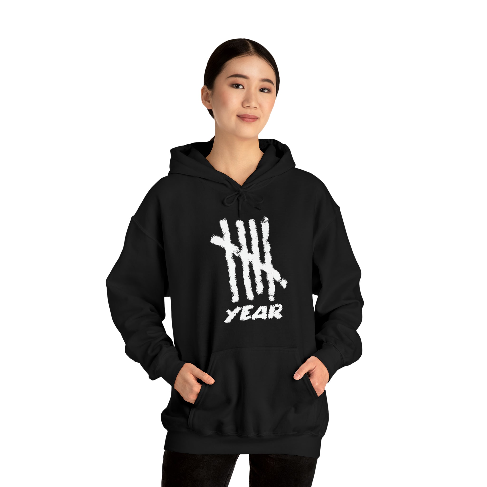 Fifth Year Chalk Marks - Unisex Heavy Blend™ Hooded Sweatshirt