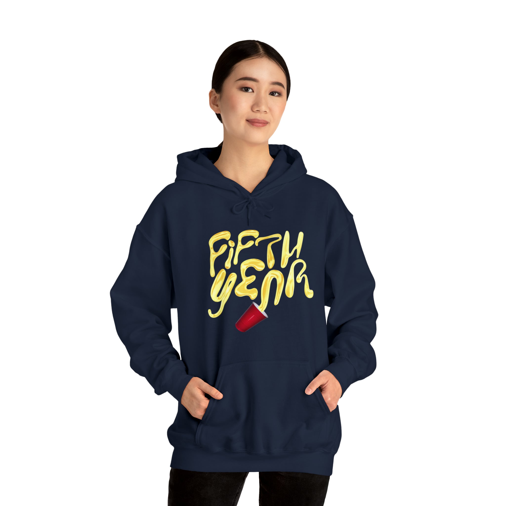 Fifth Year Beer Spill - Unisex Heavy Blend™ Hooded Sweatshirt