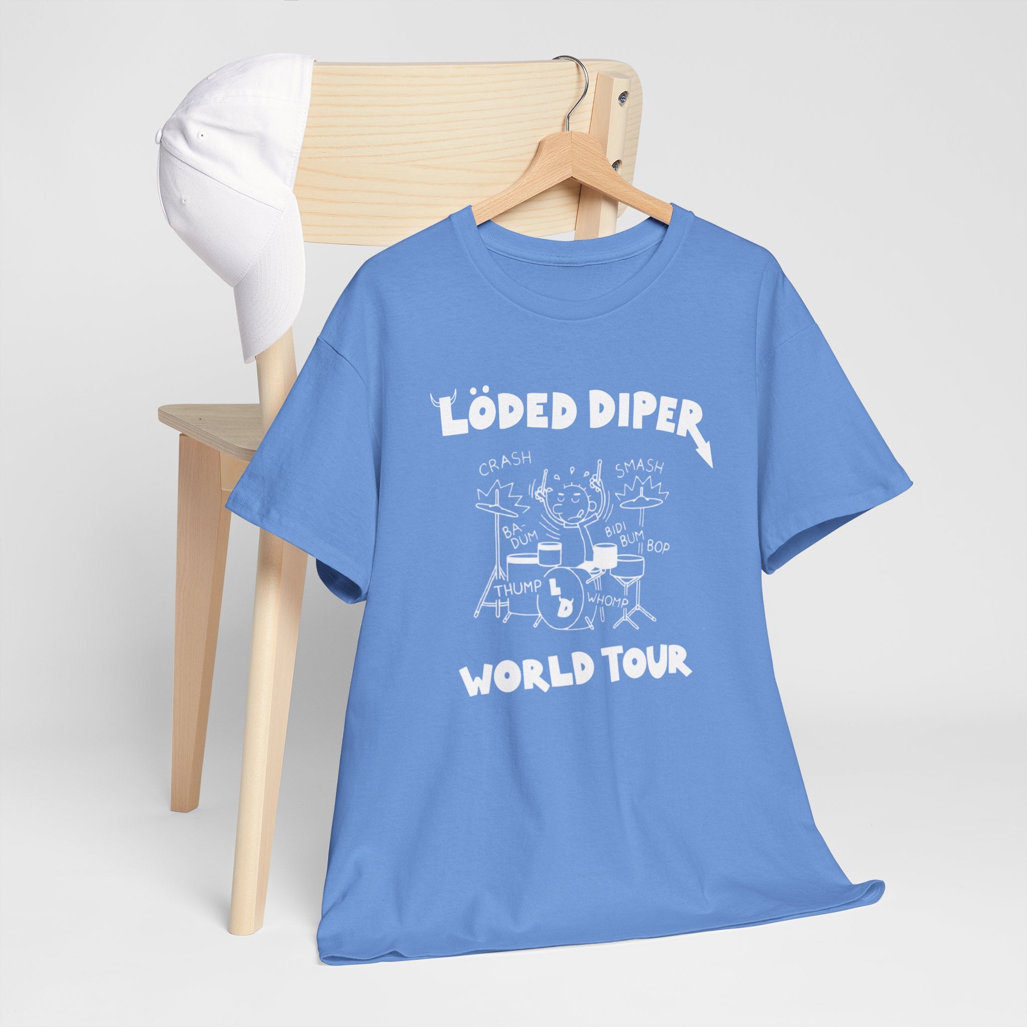 Loded Diper World Tour Shirt (Diary of a Wimpy Kid Rodrick Rules) - Unisex Heavy Cotton Tee