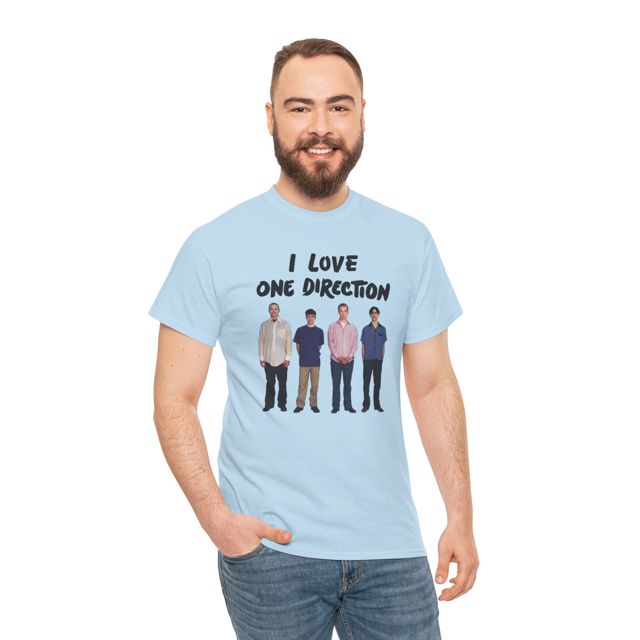 I Love One Direction Shirt - Weezer Parody Shirt