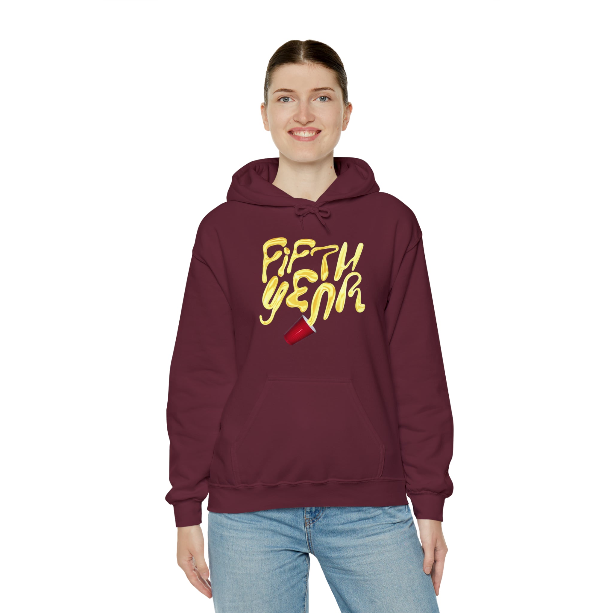 Fifth Year Beer Spill - Unisex Heavy Blend™ Hooded Sweatshirt