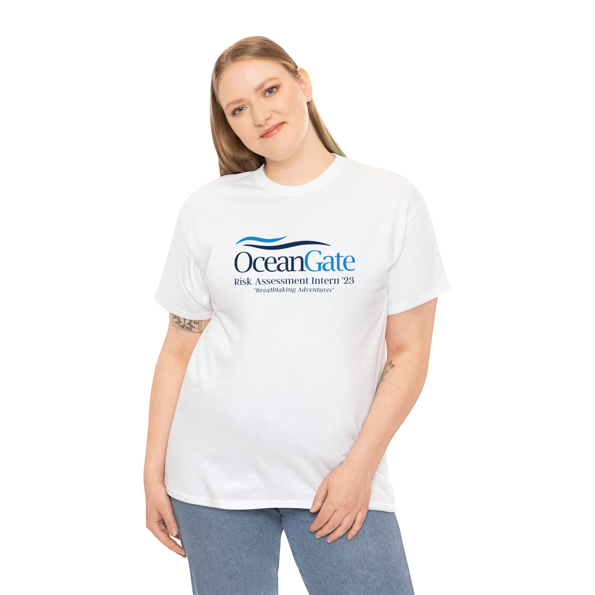 OceanGate Risk Assessment Intern '23 Unisex Heavy Cotton Tee